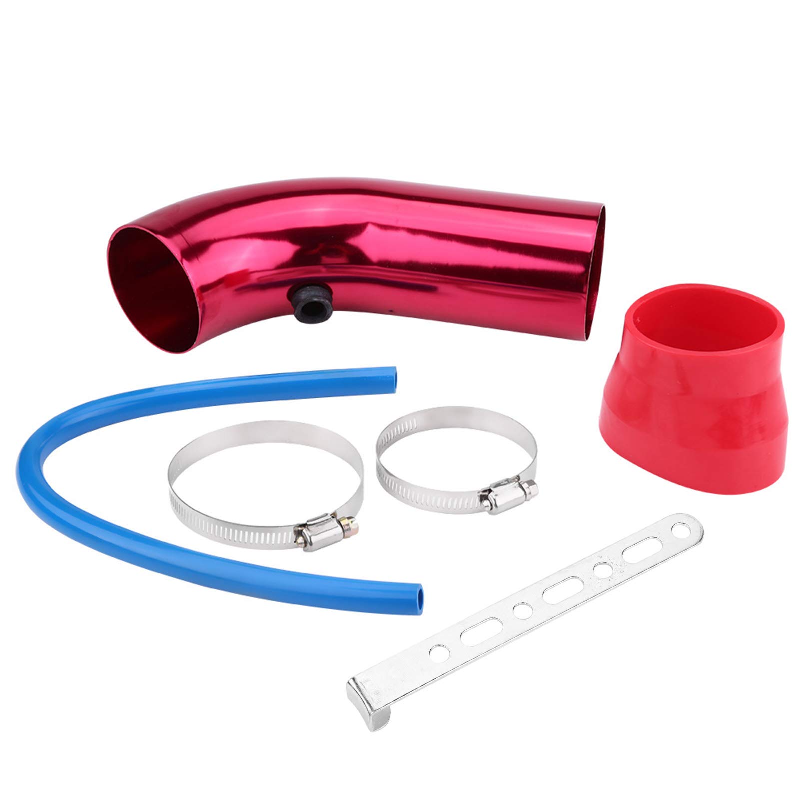 Kit Tuyau D'admission D'air Universel 76mm/3 Pouces – En Alliage D'aluminium, Pour Voiture Et Camion, Avec Adaptateur Et Pinces