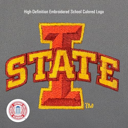 Image of JanSport NCAA Officially Licensed Backpack, Iowa St Cyclones, Superbreak Plus with Padded 15'' Laptop Sleeve, Spacious Computer Bag for Men & Women, Durable Daypack with Bottle Pocket, Graphite Grey