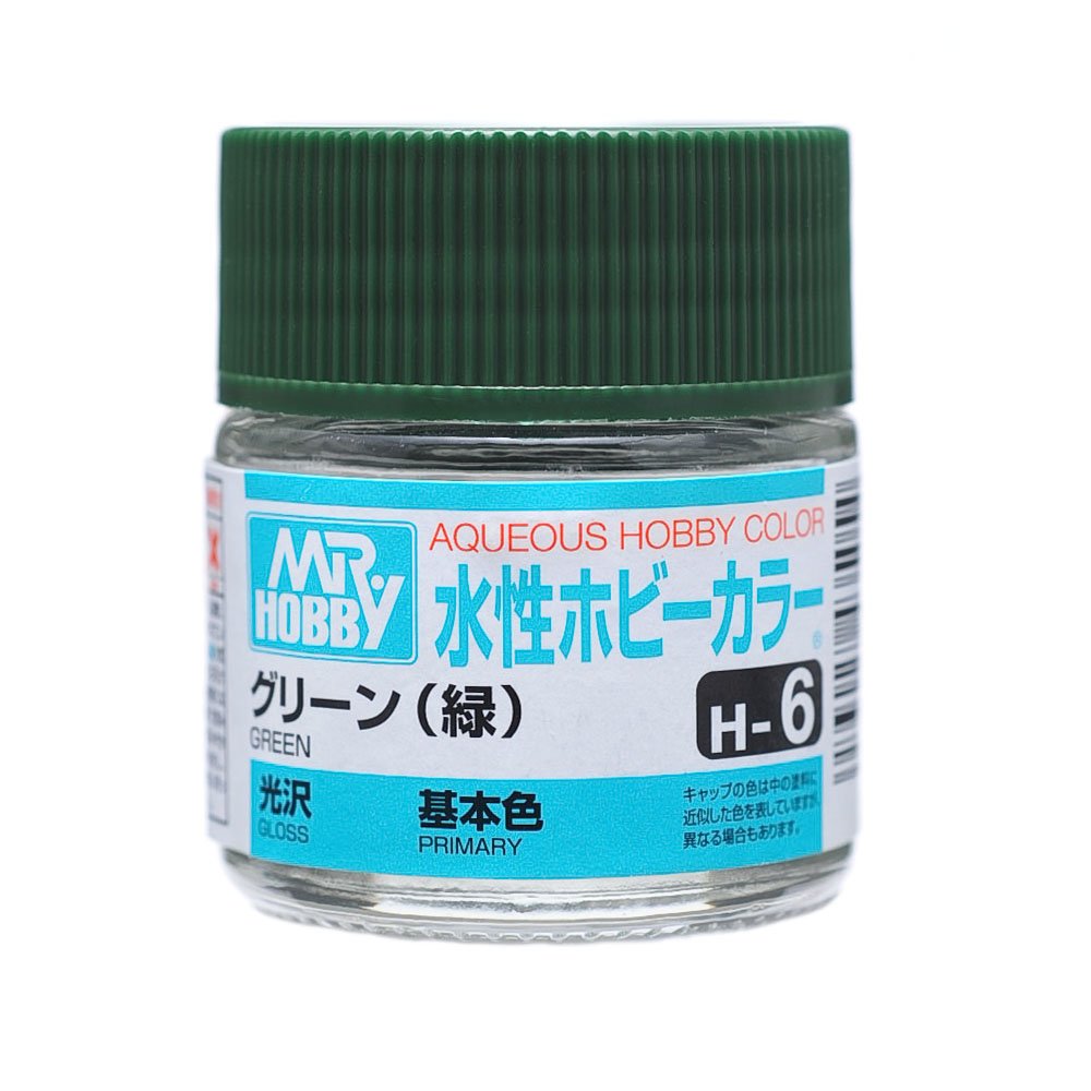 Peinture verte H6 pour modélisme plastique et loisirs créatifs