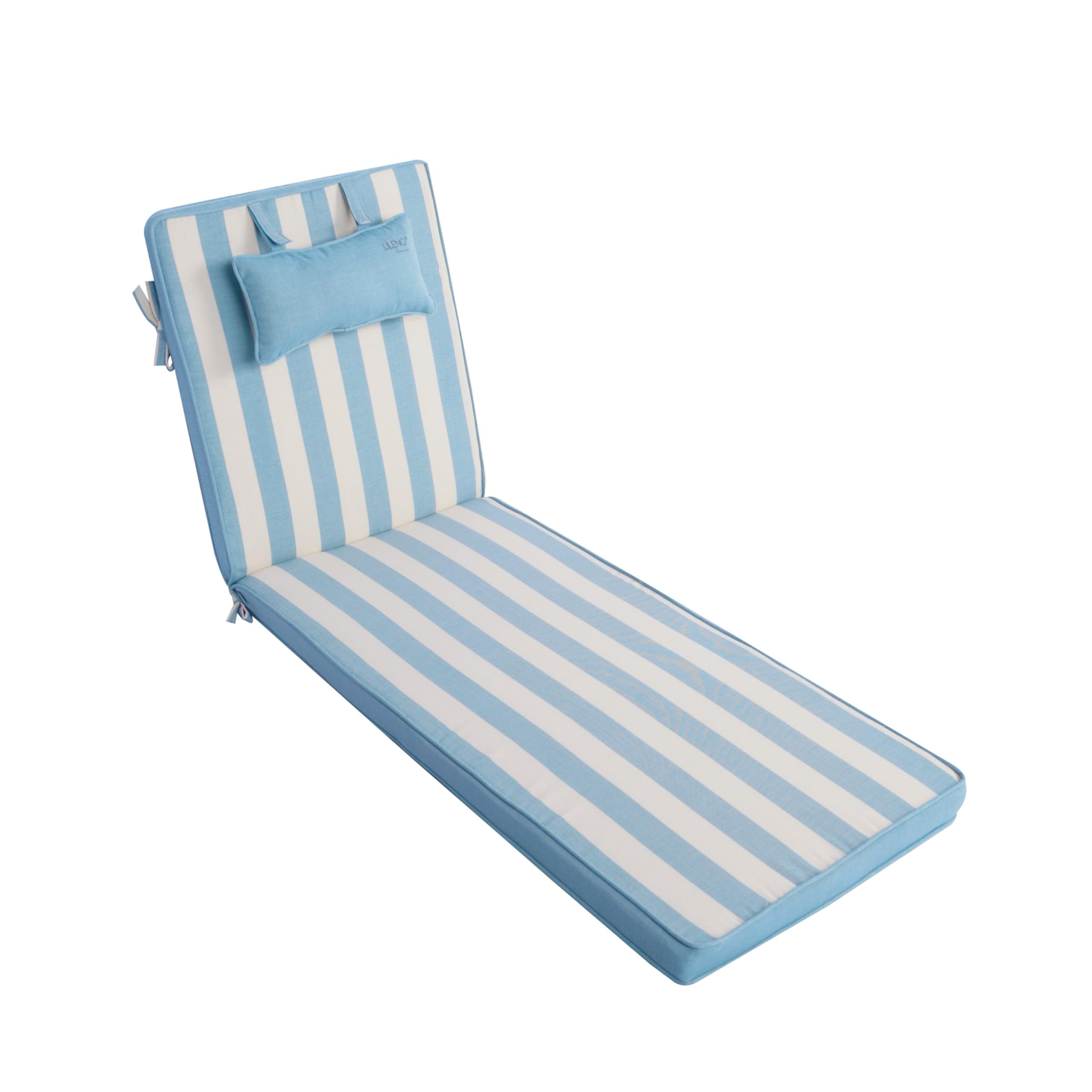 LILENO HOME Coussin pour chaise longue avec oreiller [lot de 1 – chaise