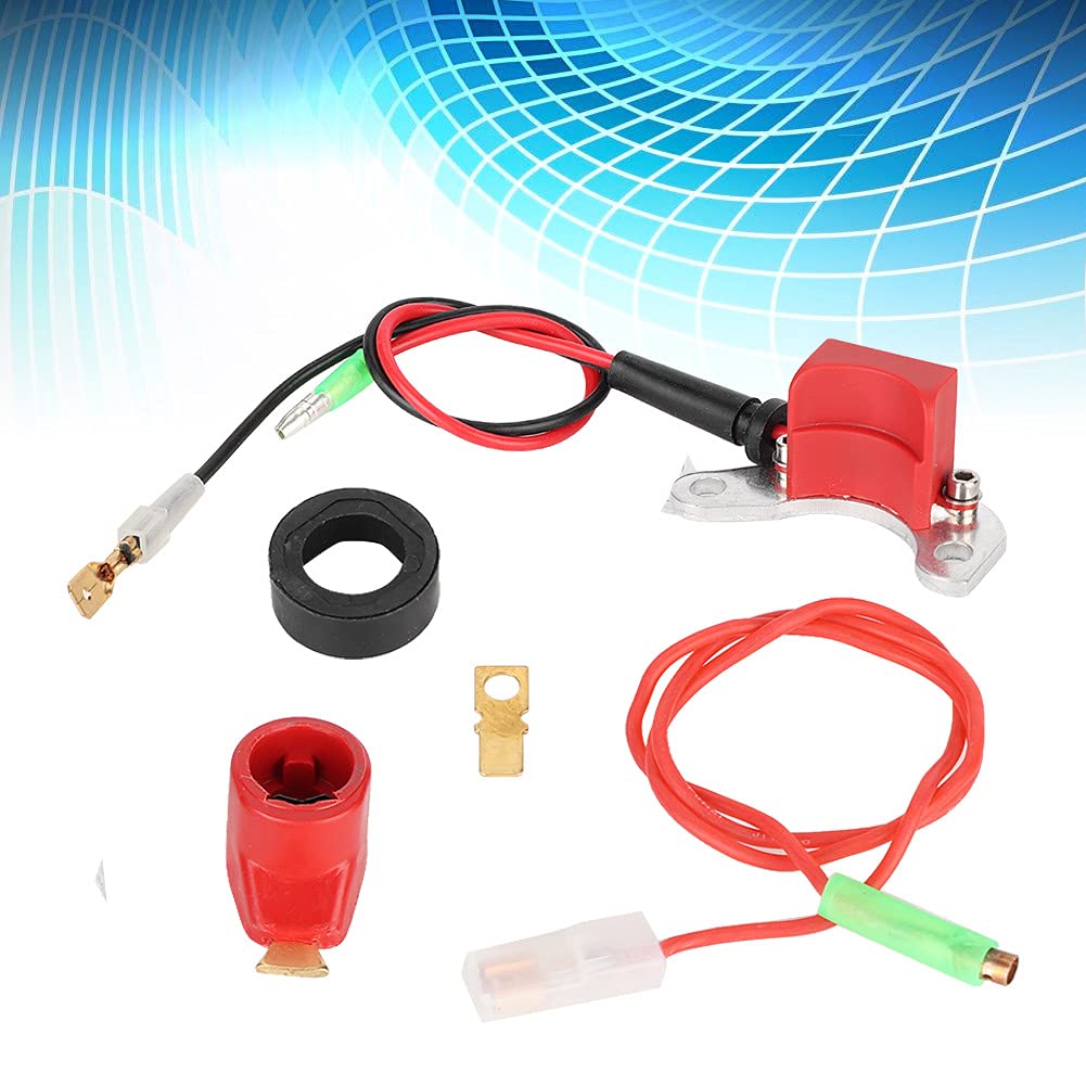 VOBOR Encendido ElectróNico,Kit de ConversióN Chispa de Chispa Juego de ConversióN de Encendido Kit de ConversióN Per Lucas 25d + dm2