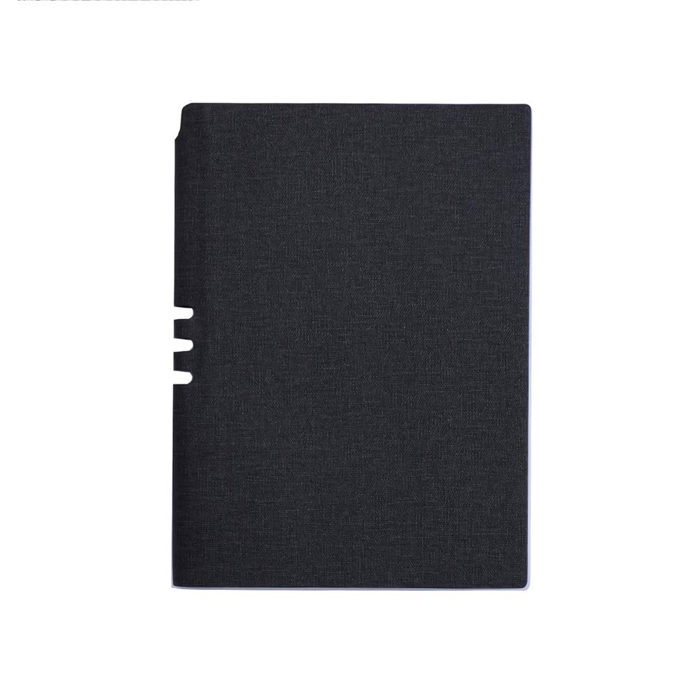 VIDOO A5 Business Office Notebook Creative Soft Leather Daily Work Notebook Papeterie Écriture Carnet Fournitures De Bureau - Bleu
