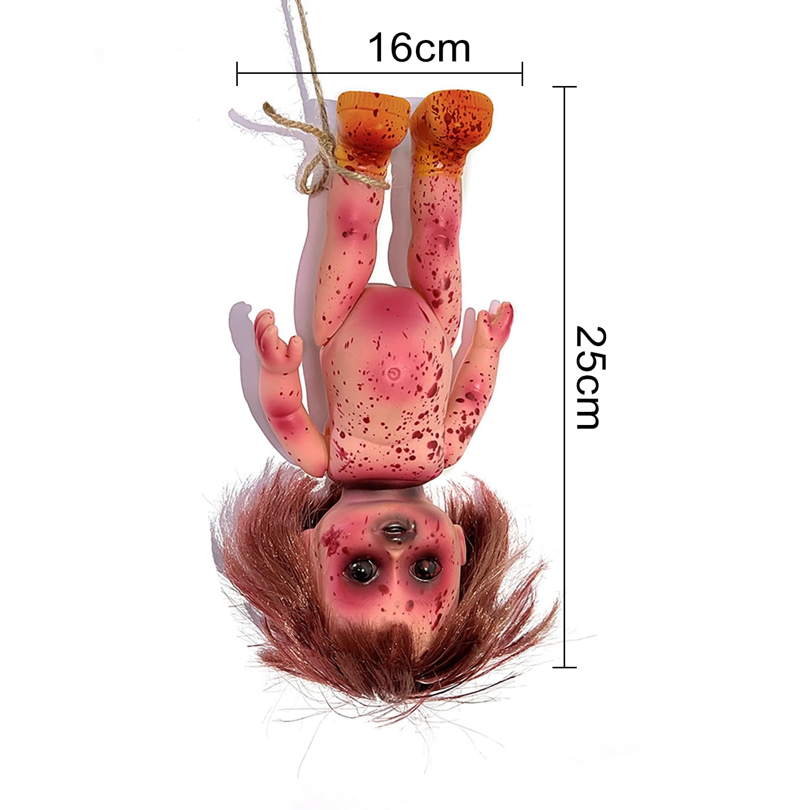 Amazon.co.jp: 彼ユエヘ 不気味な装飾 ハロウィン人形 ハロウィン