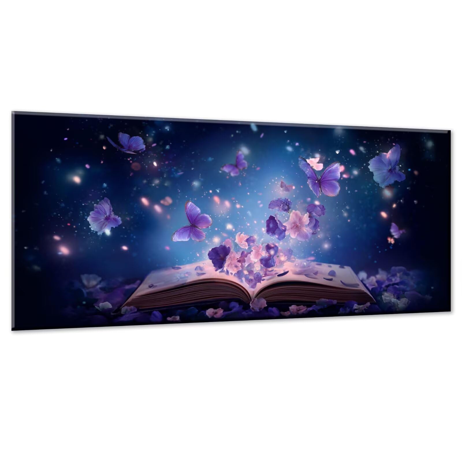 Dream Malowanie po numerach dla dorosłych, zestawy do malowania według numerów, DIY, cyfrowy obraz dla dorosłych, początkujących, z akrylem i pędzlami, obraz olejny motyl do dekoracji ścian domu, 82 x