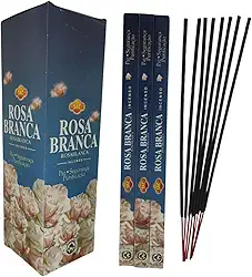 Incenso Indiano Sac Rosa Branca - Amor e Pureza 3 Caixinhas