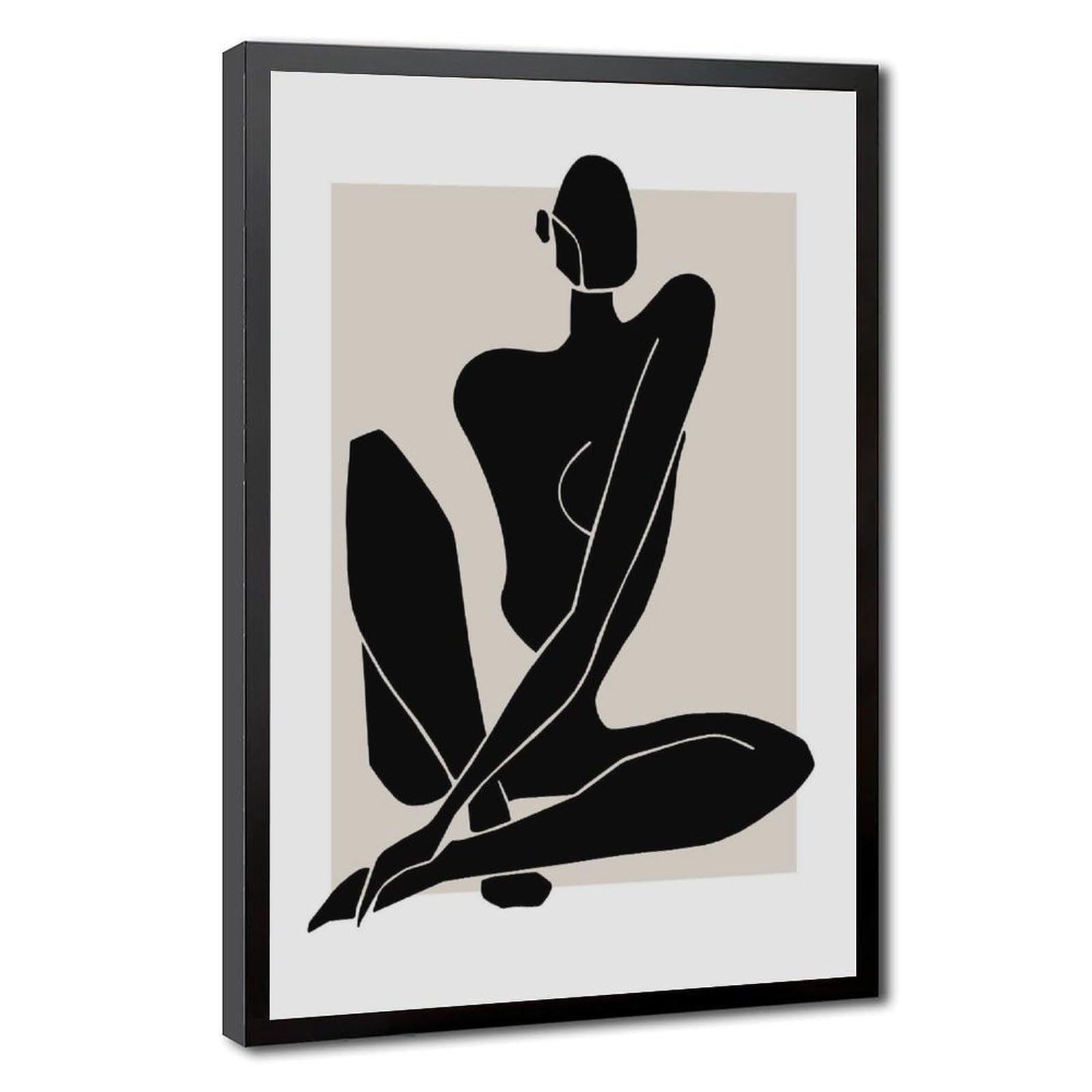 Bareronor Boho Woman Canvas Poster Bedroom Decor Landscape Office Room Decor Gift 20" L X 30" W