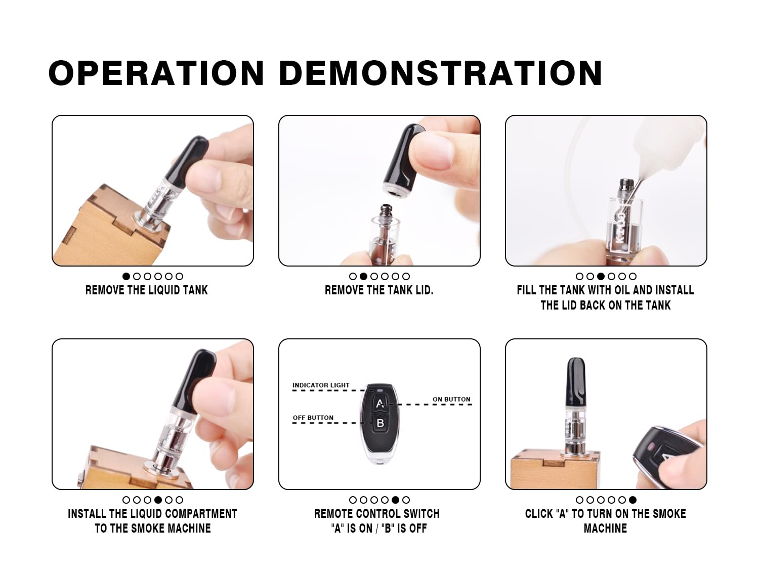 Snapklik.com : Mini Smoke Machine Handheld Smoke Machine, Smoke ...