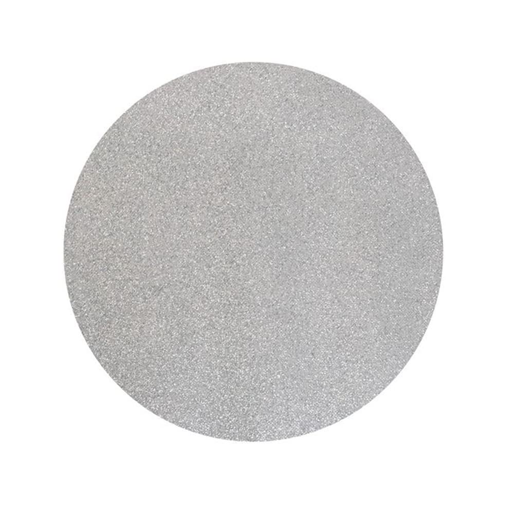 Chaks - 6 SETS DE TABLE PAILLETTES PREMIUM 34CM ARGENT