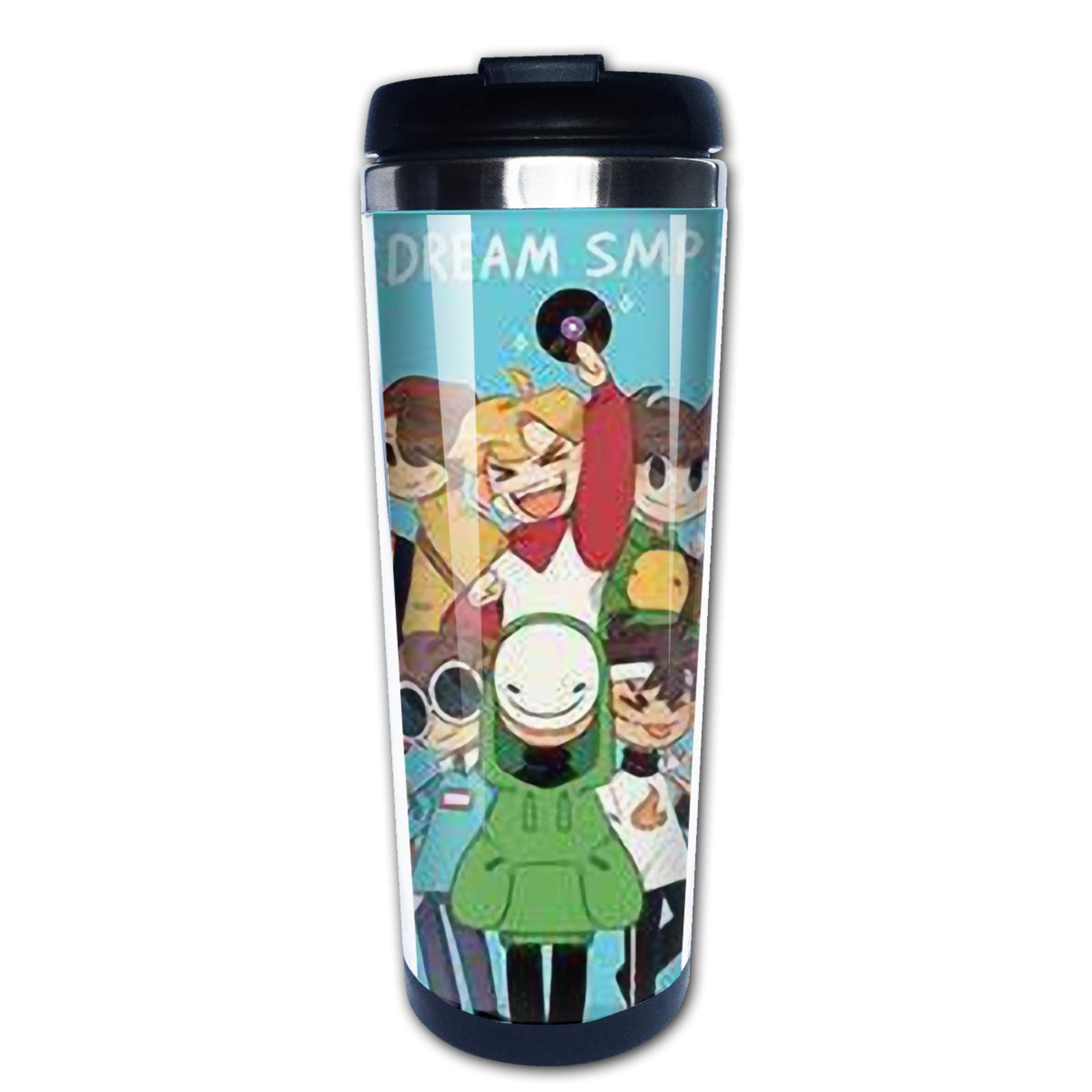 Lizdxtas Dream-SMP Vacuum Insulated with Lids Stainless Steel Double Wall Travel Mug Sports Water Bottle Eco-Friendly Coffee Mug 400ml / 13.5 Oz