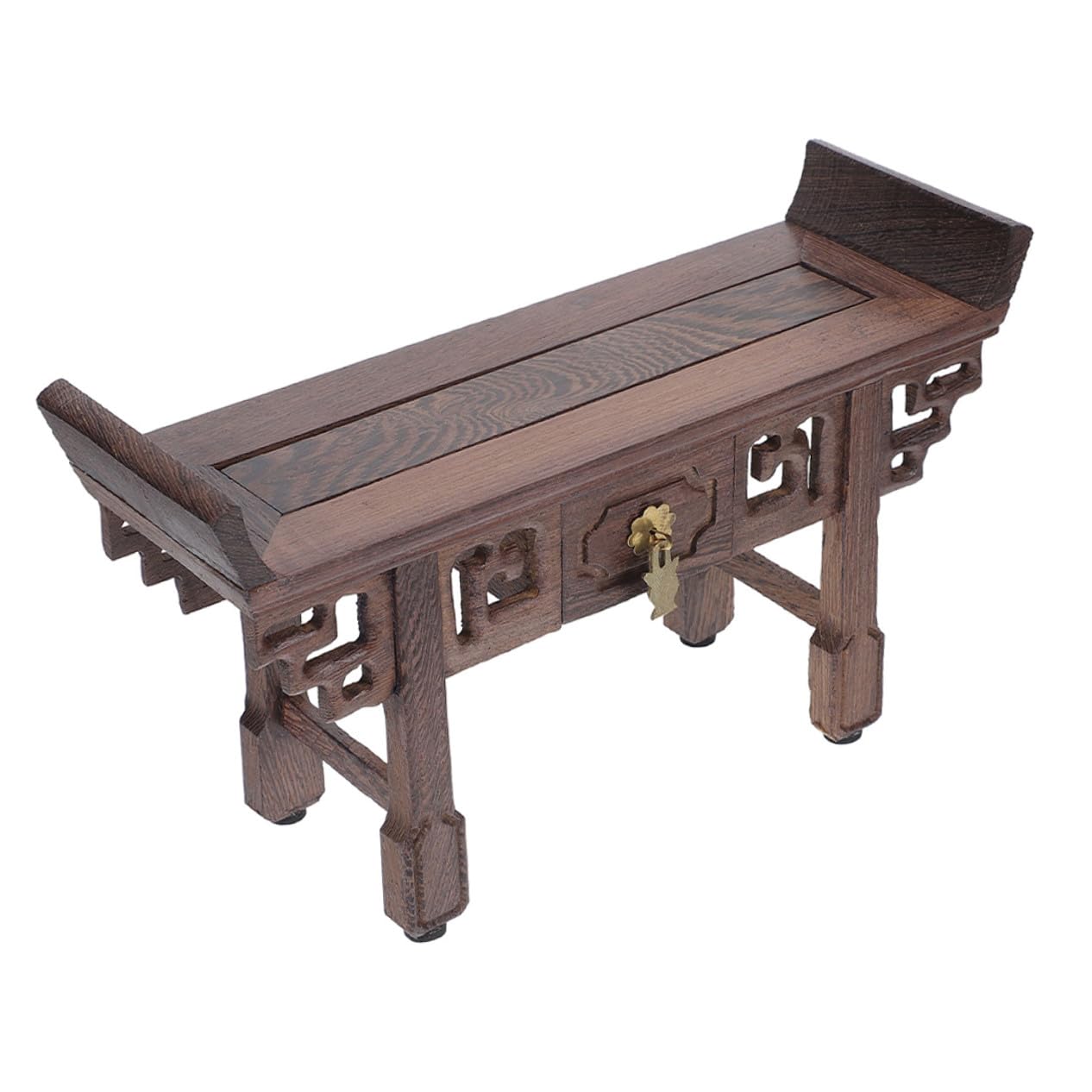 Socle en bois rustique pour porte-antiquités et plantes