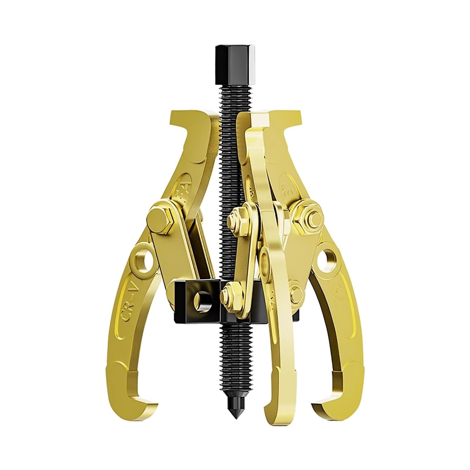 Extractor de rodamientos multifuncional para quitar poleas, engranajes, rodamientos y volantes de inercia - Capacidad de 5.5 toneladas, alcance de 10 pulgadas