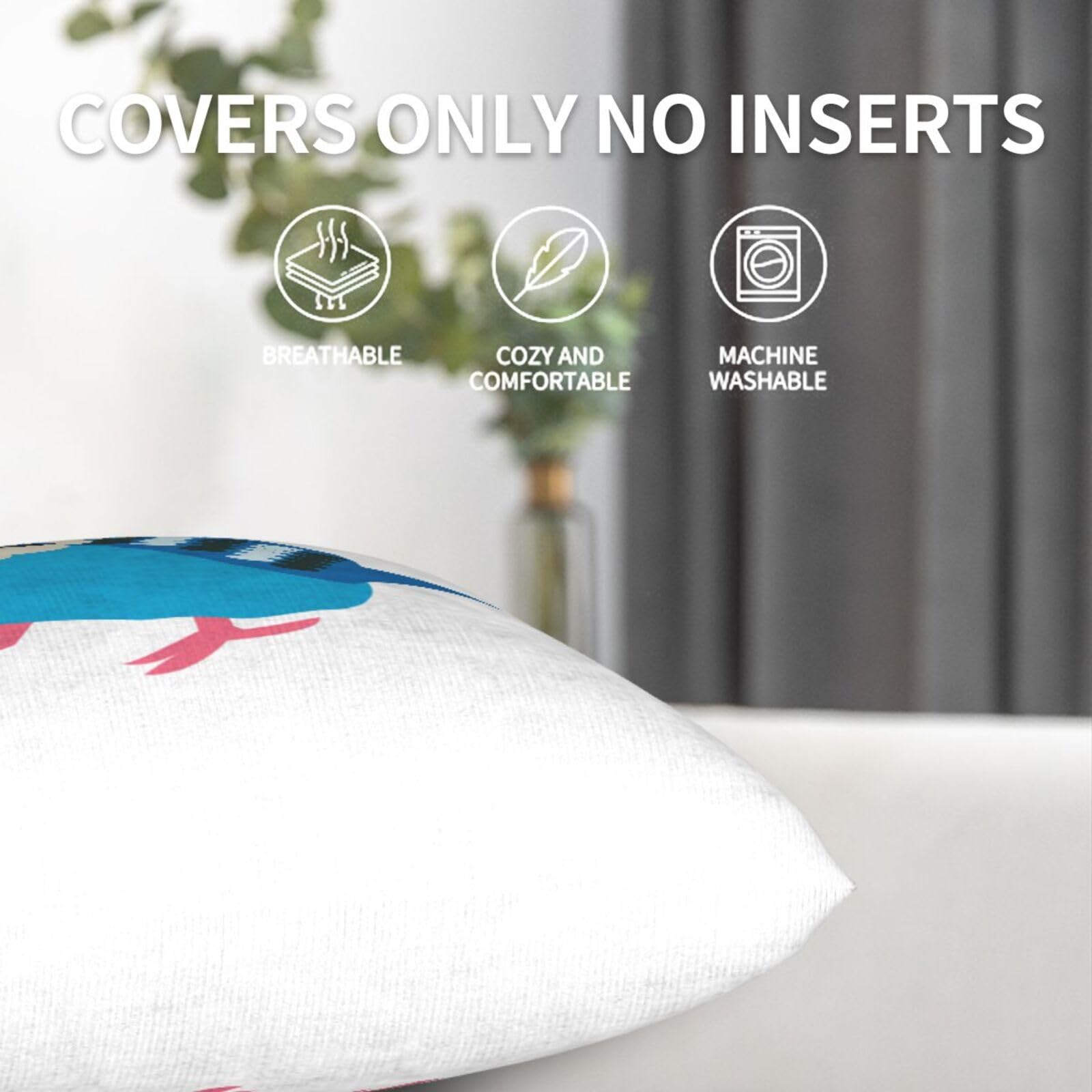 Amazon.co.jp: Chioee クッションカバー 2枚セット セキセイインコ