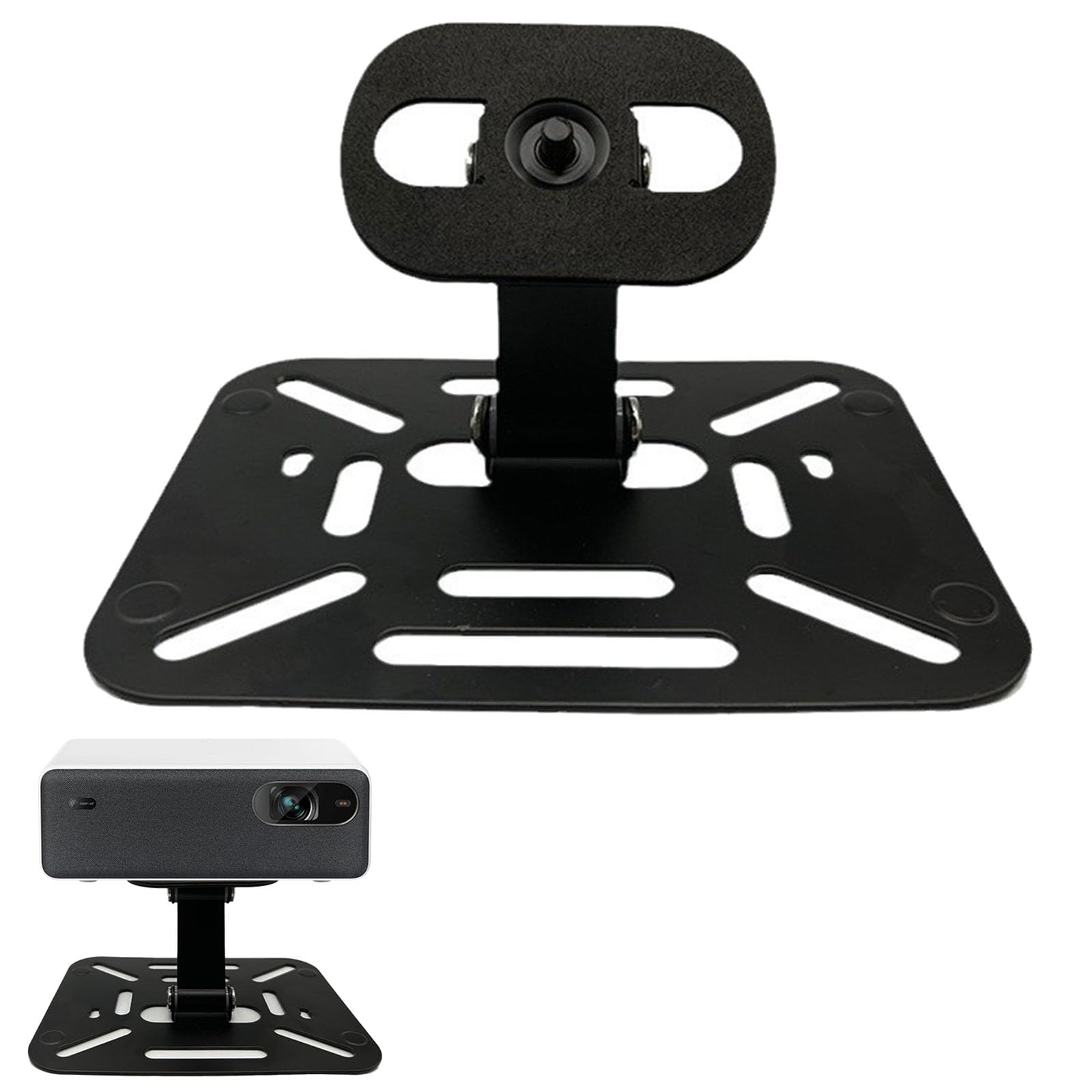 Support de projecteur réglable rotatif 360° universel home cinéma noir
