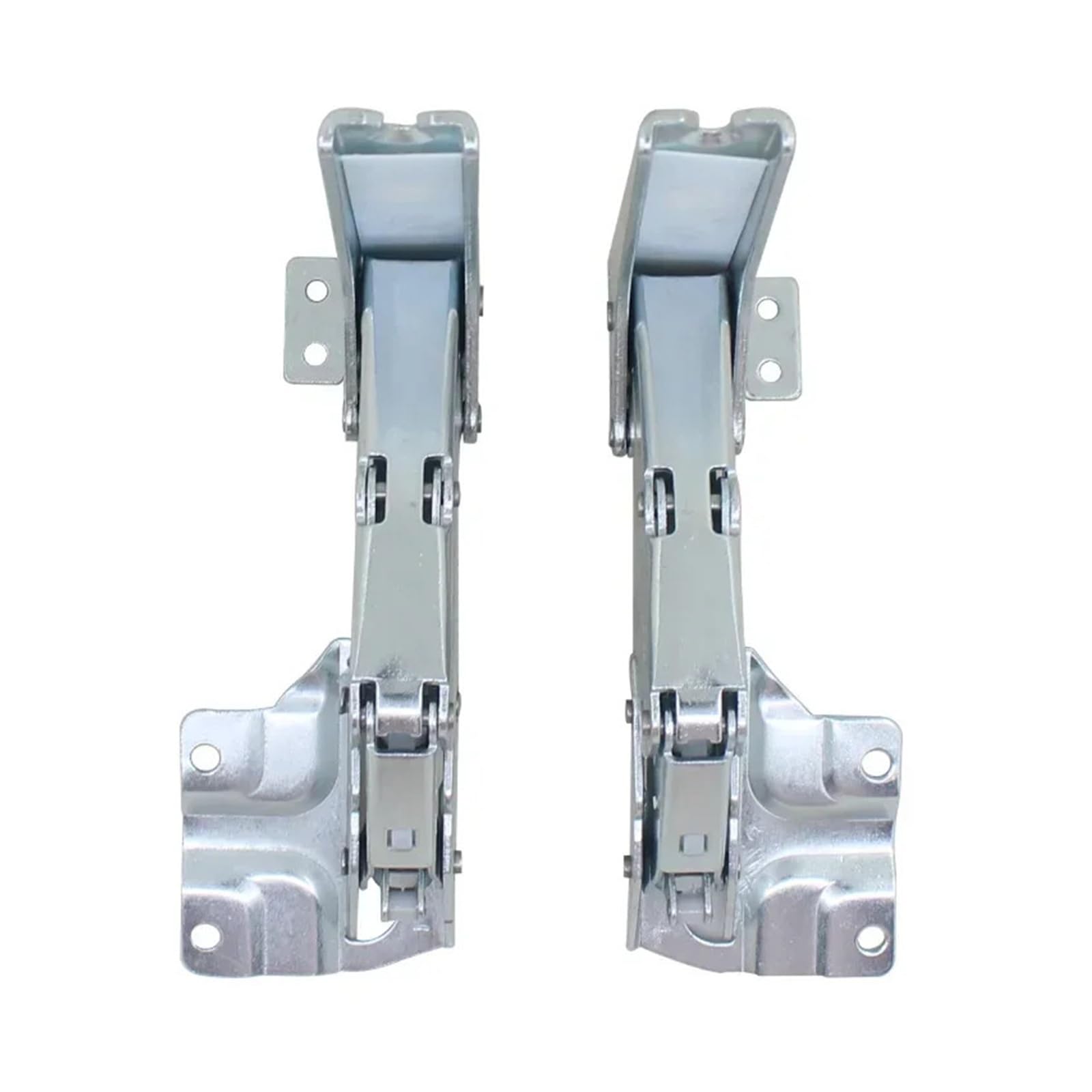 1 Paar Kühlschrankscharniere Kompatibel mit Siemens, Kompatibel mit Bosch | Flaches Festwinkel-Scharnierpaar; 95 mm Länge, 36 mm Lochabstand, 25 mm Breite