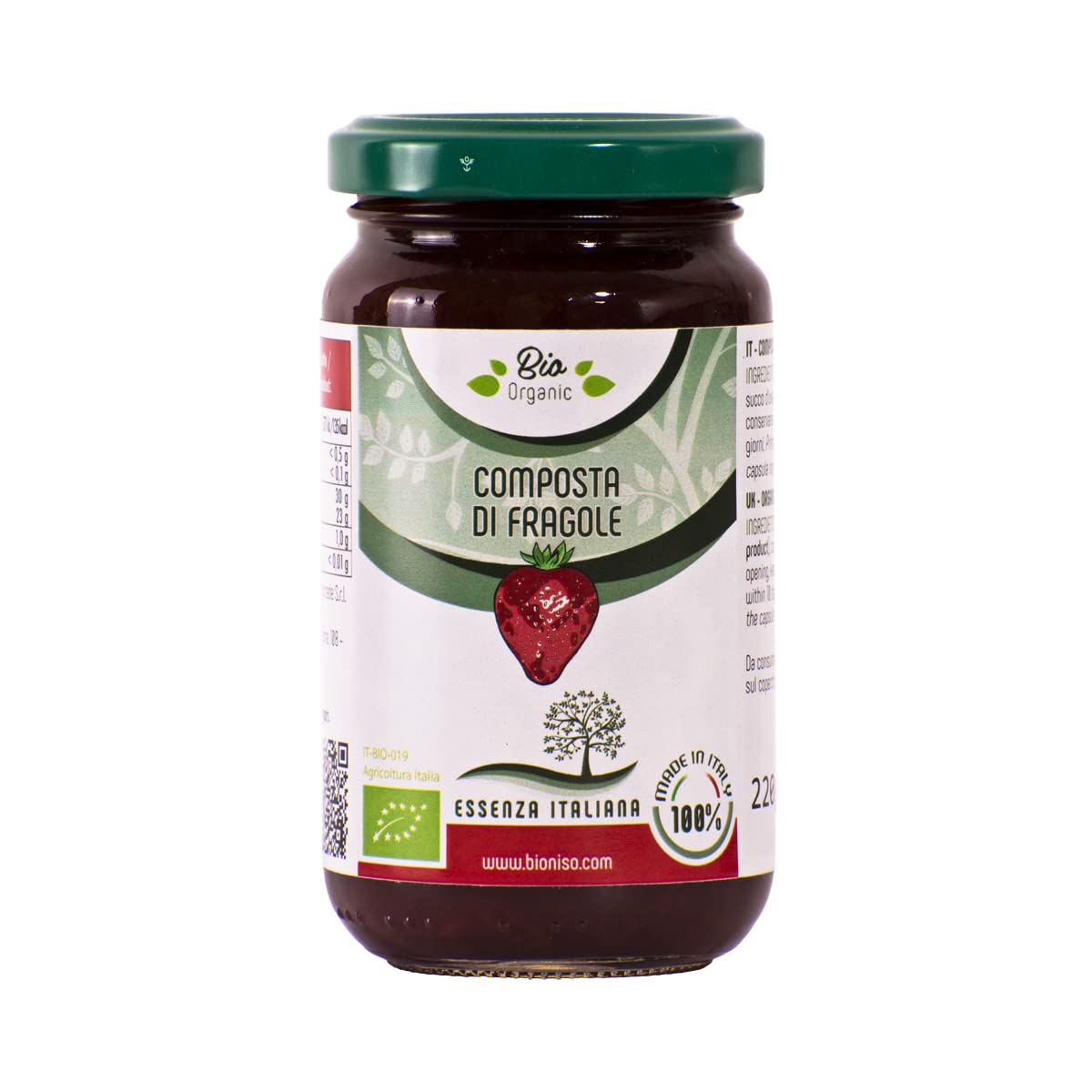 Composta Di Fragole Senza Pectina - Essenza Italiana 12 pz da 220gr