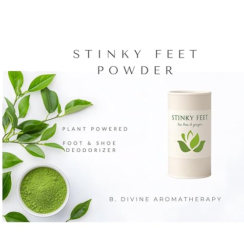 Miniatura 3 de Desodorante de zapatos de pies apestosos, elimina los olores naturalmente. Aceites orgánicos de hierba de limón, jengibre y árbol de té.