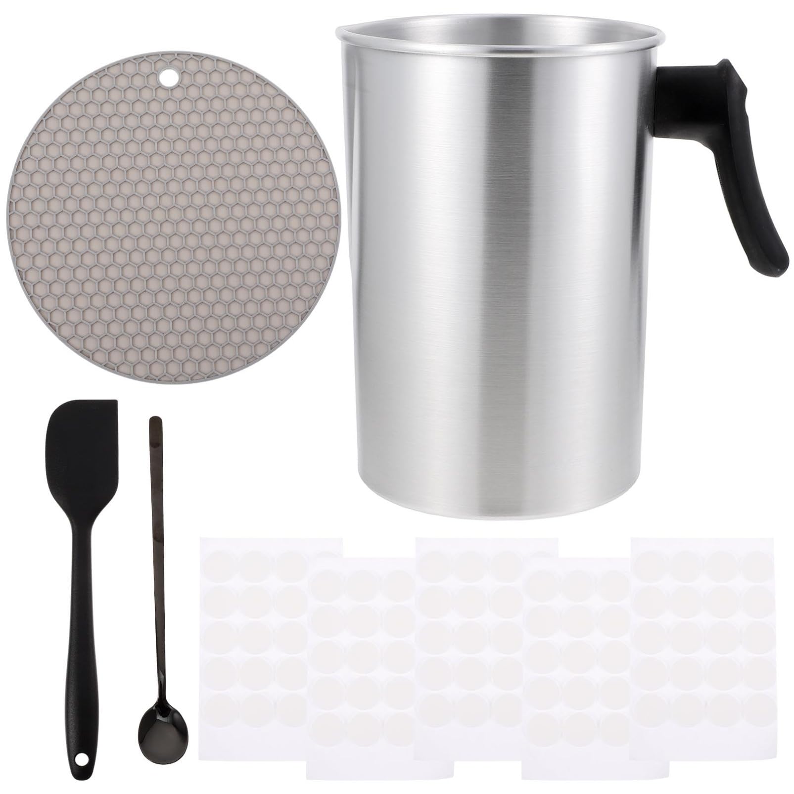 HOMSFOU Unleash Your Creativity This 3-Liter Candle Making Kit Safe Family-Friendly Great for Parties Birthdays Random