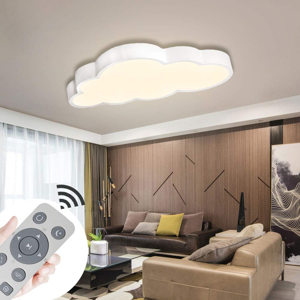 Test : plafonnier LED dimmable doré 6 anneaux avec télécommande