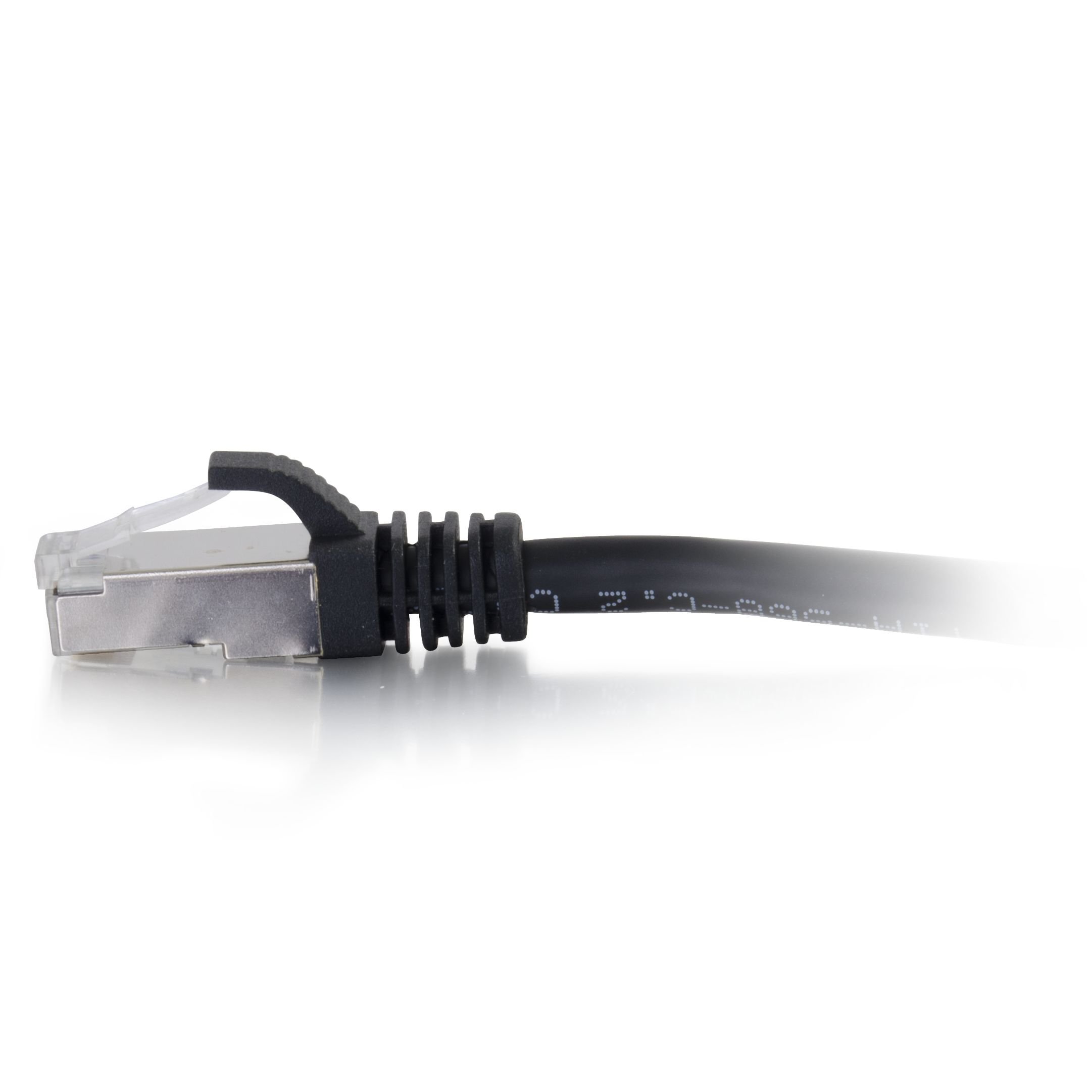 C2G 00824 kabel Cat6 - bezproblemowy ekranowany kabel sieciowy Ethernet, czarny (35 stóp, 10,66 m)
