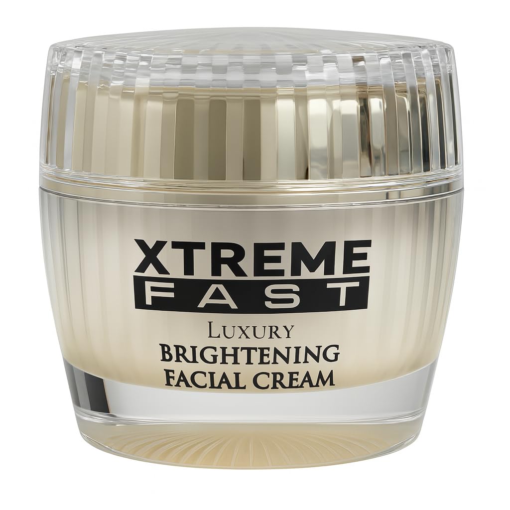 OKAY Xtreme Fast Luxury Brightening Facial Cream 1.6 oz – Dark Spot Corrector Moisturizer with Niacinamide, Kojic Acid, Alpha Arbutin & Hyaluronic Acid for Uneven Skin Tone & Hyperpigmentation