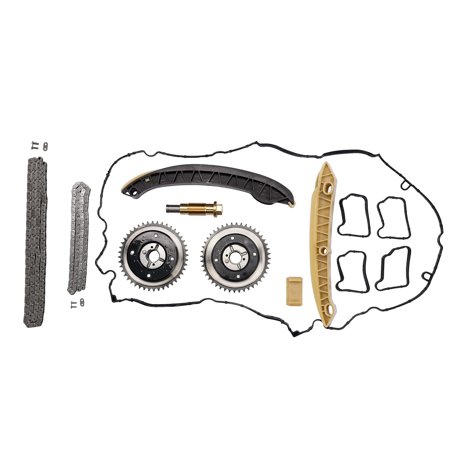 Kit de cadena de distribución Kompressor de engranajes de árbol de levas de repuesto para C Clase E W203 CL203 W211 C209 M271 R171 W906 1.8L gasolina 2710501047 2710521016