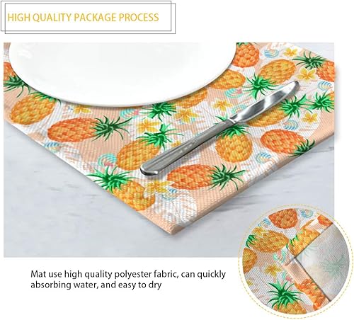 Miniatura 6 de BIGCARJOB Juego de 6 manteles individuales lavables con diseño de mandala morada, diseño de flor de loto bohemio, para mesa de comedor, tamaño