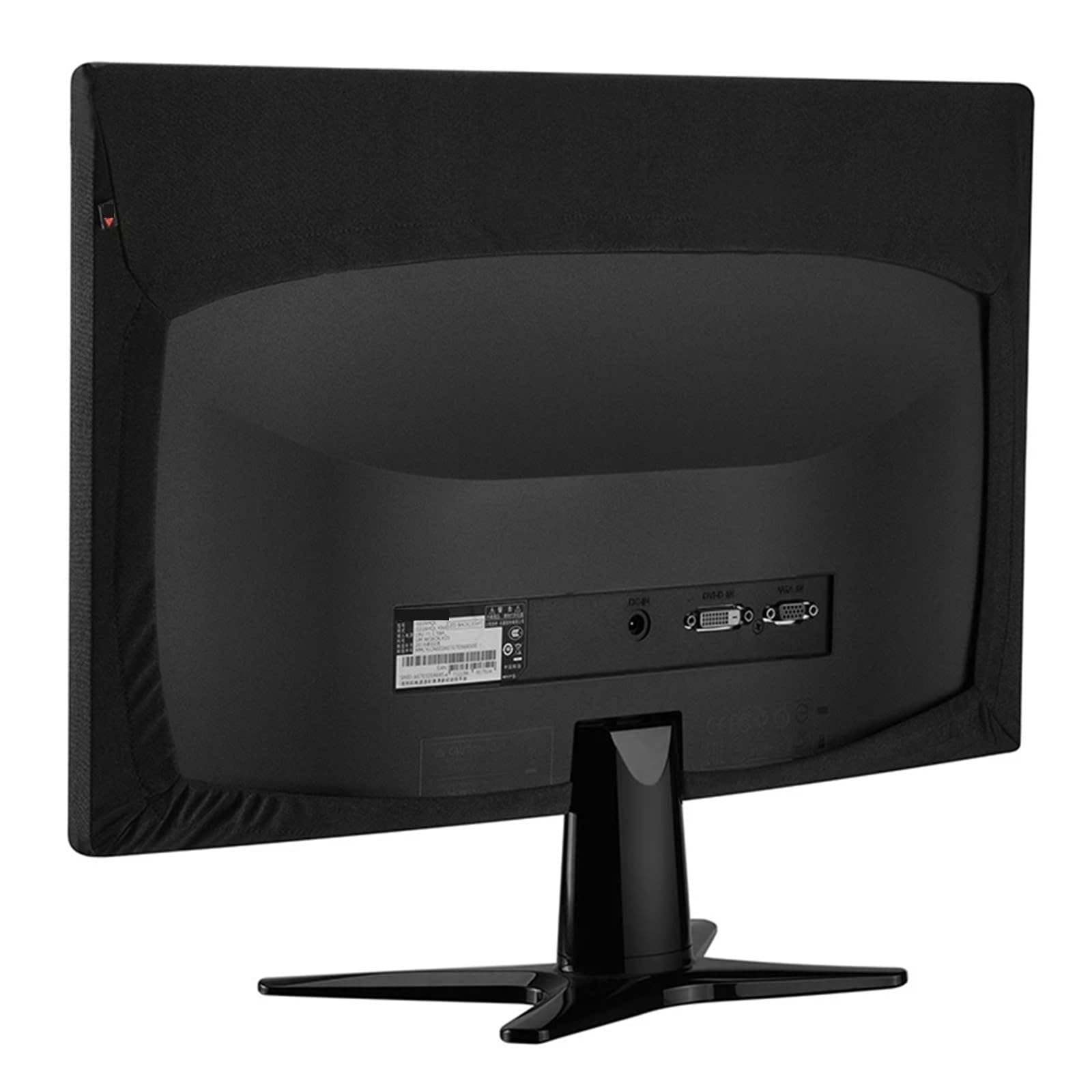 Computer Monitor Dust Cover 24 27 32 Inch Elastic Cloth Monitor Dustproof Computer Desktop Cover Ultrathin Soft Protect Sheath(27 inch)