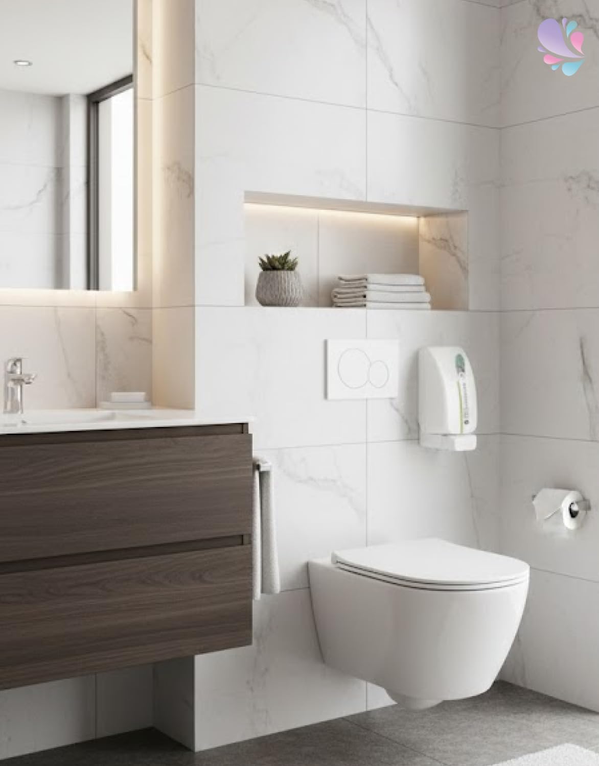 Lavela WC-Sitzreiniger SET 12.000 Anwendungen | 2 Spender + 6 Kartuschen à 1 Liter, 12.000 Anwendungen & Made in Germany