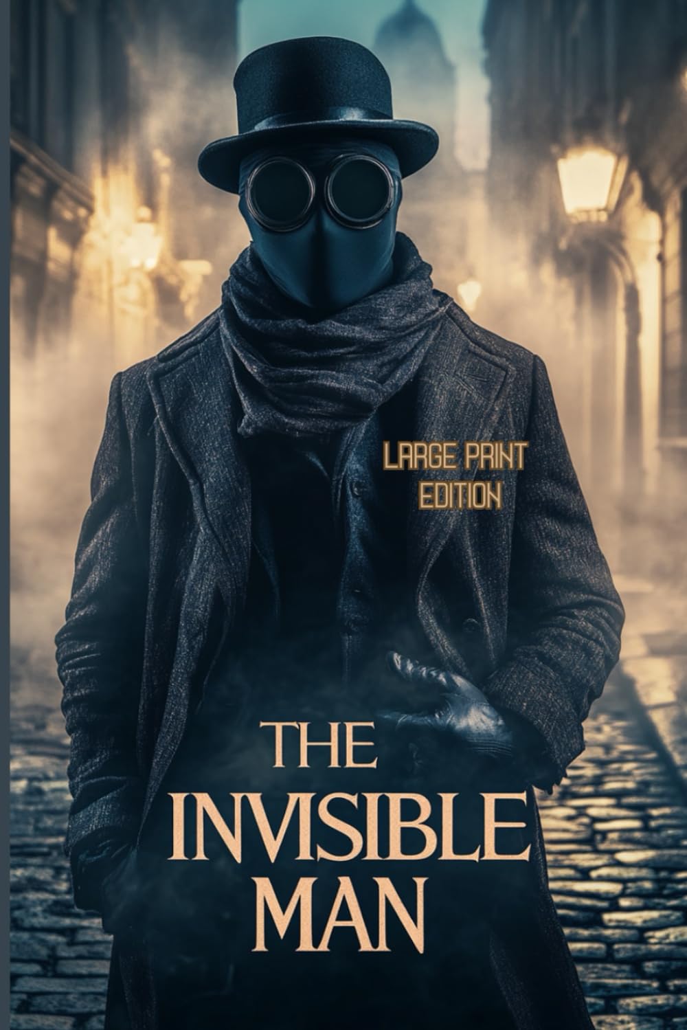 The Invisible Man (Large Print Edition): A gripping science fiction thriller exploring invisibility, power, and the breakdown of morality