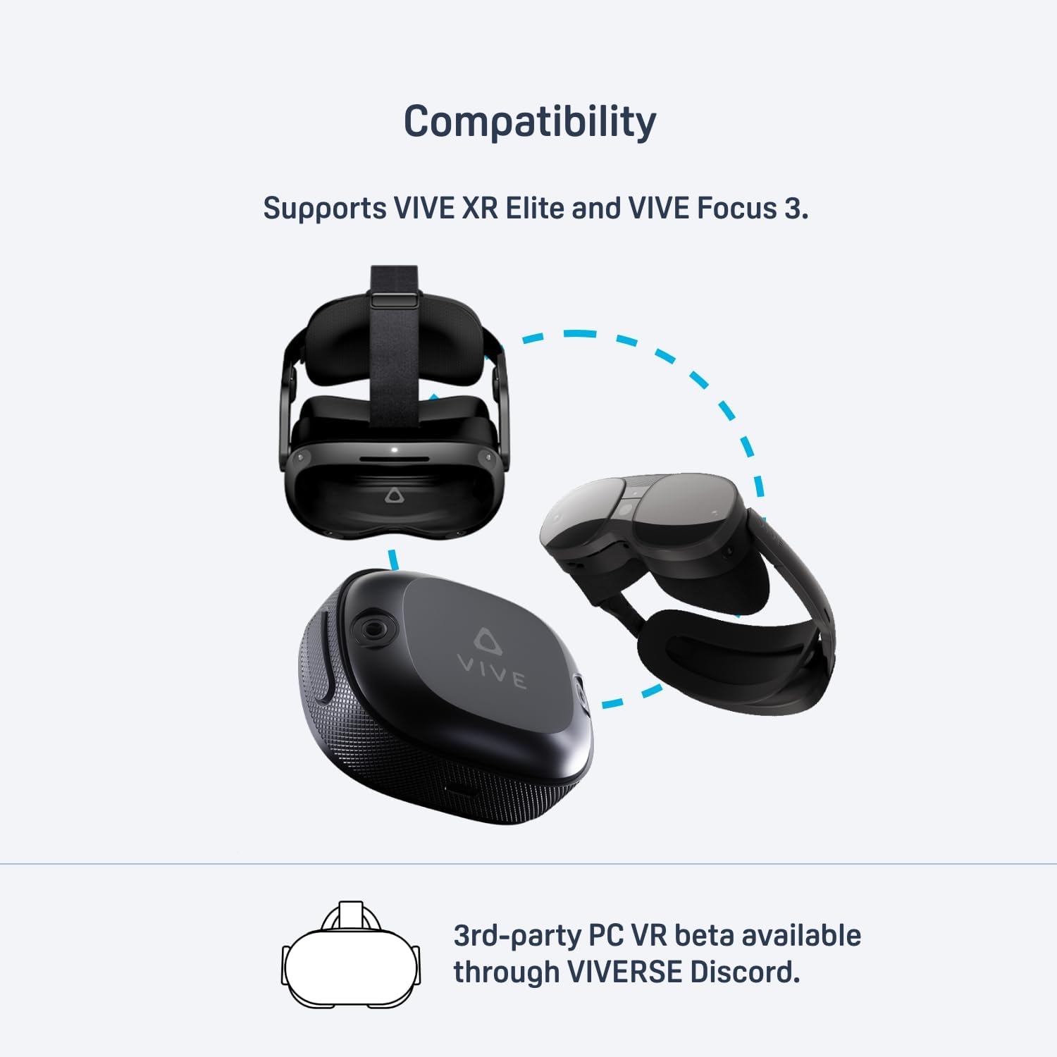 HTC Vive Ultimate Tracker 3 Pack + Dongle  Full-Body Tracking for