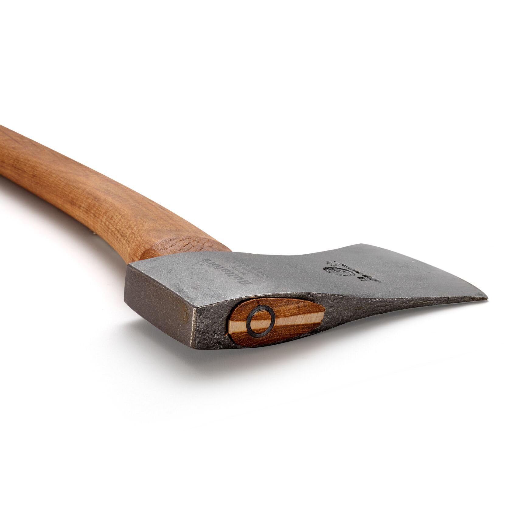 Hacha de Madera forjada a Mano HY 10 708 mm de Hierro Forjado I Hultafors I Forjada en Suecia I 1620 g Hacha Premium con Mango de Madera de Nogal Americano I Se Puede reafilar I 840144