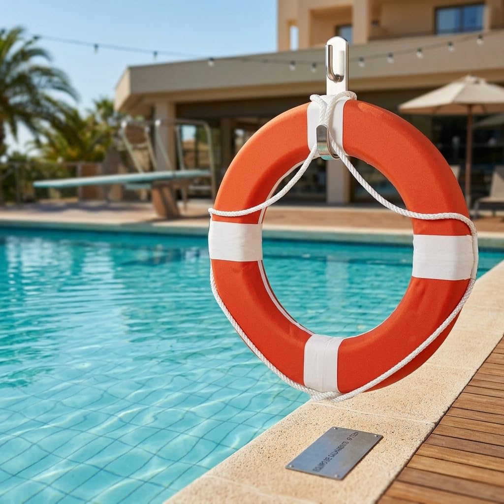 Suinga Rettungsring aus Kunststoff für Pools.