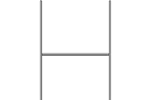 Durable Metal Stakes for Sturdy Sign Display