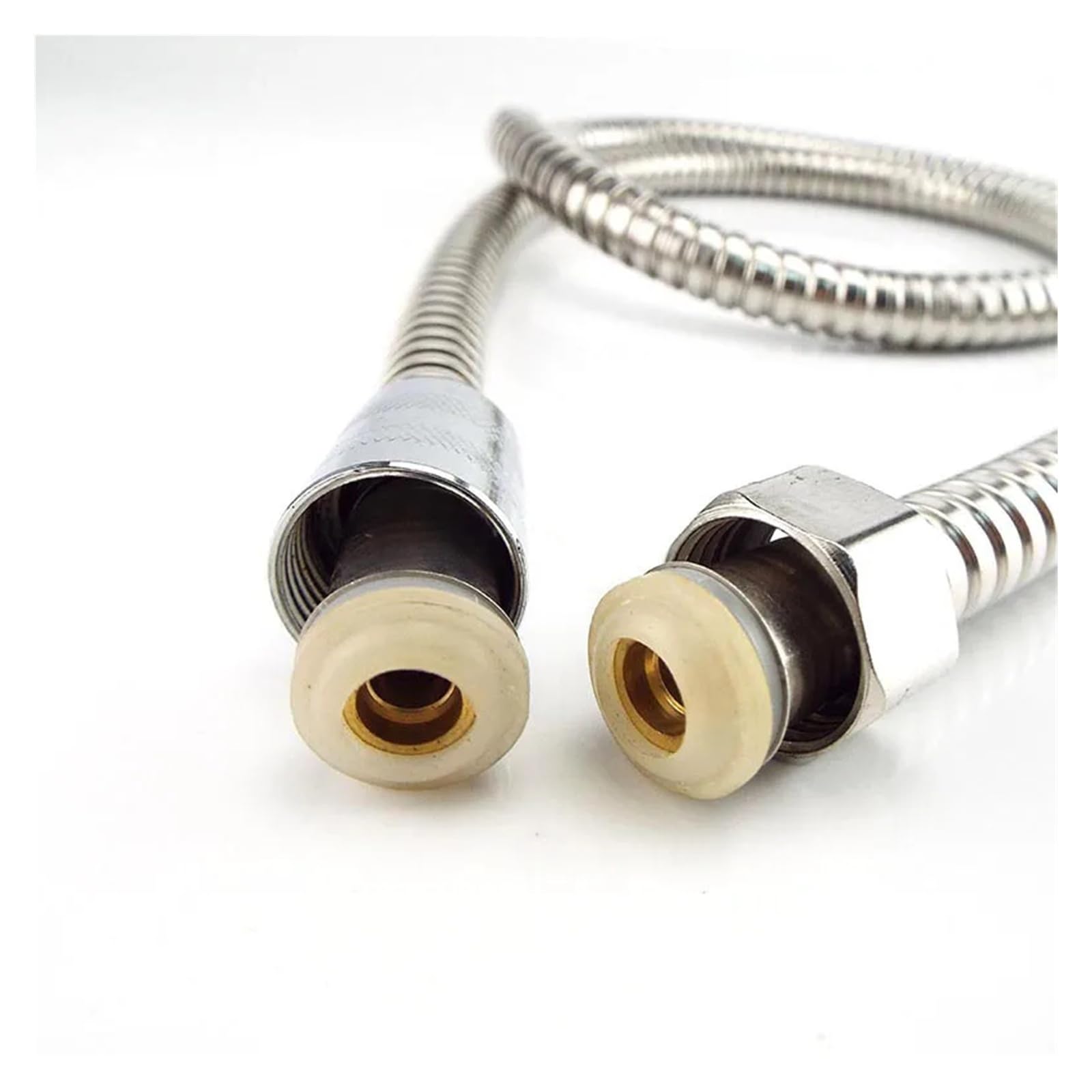 Manguera de ducha de acero inoxidable de 1,2 m, 1,5 m, 2 m, flexible de alta presión, antifugas y a prueba de óxido, ajuste universal para fontanería de baño y cocina