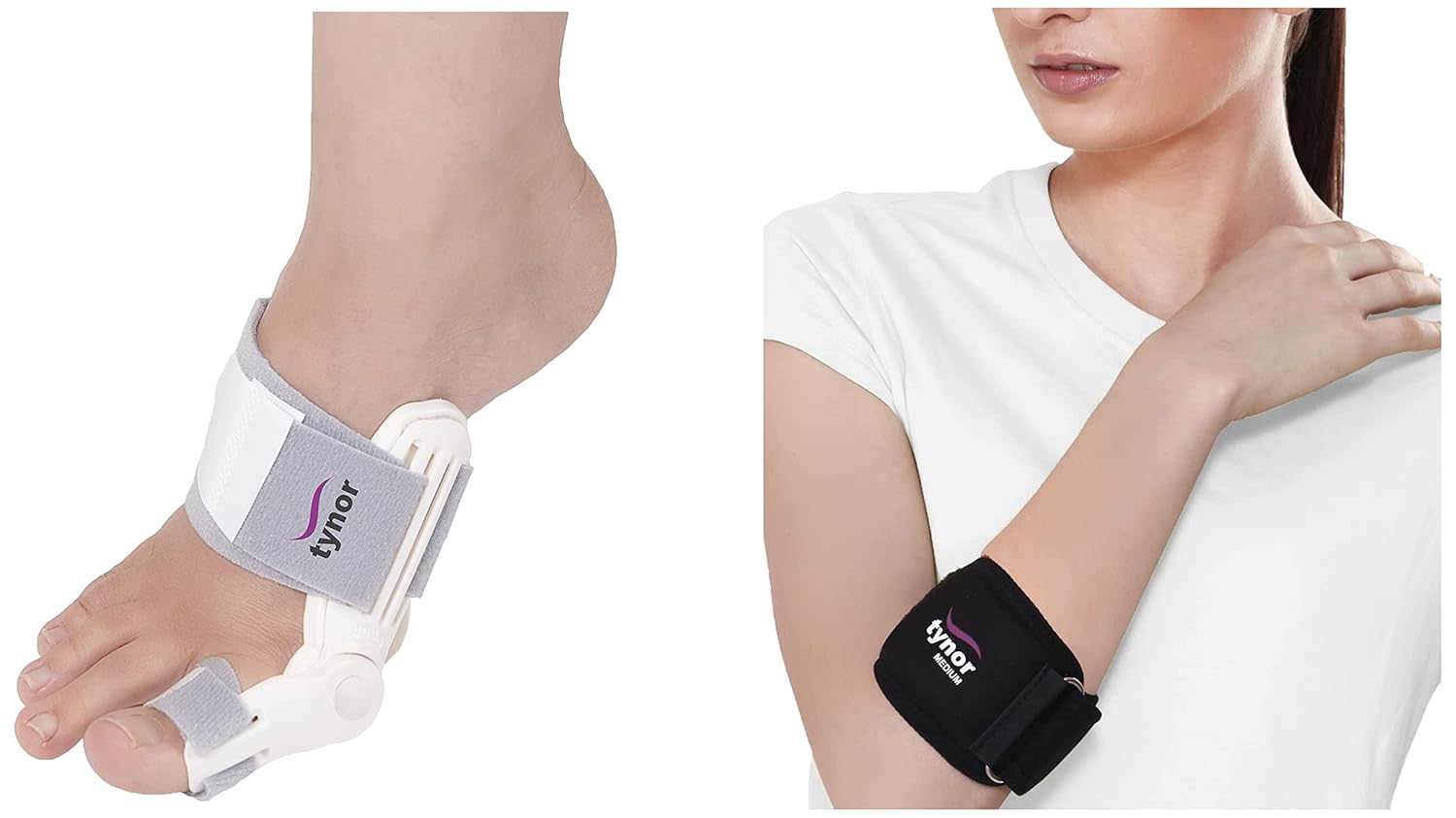 Buy TYNOR Bunion Splint, White, Universal Size, 1 Unit Tennis Elbow