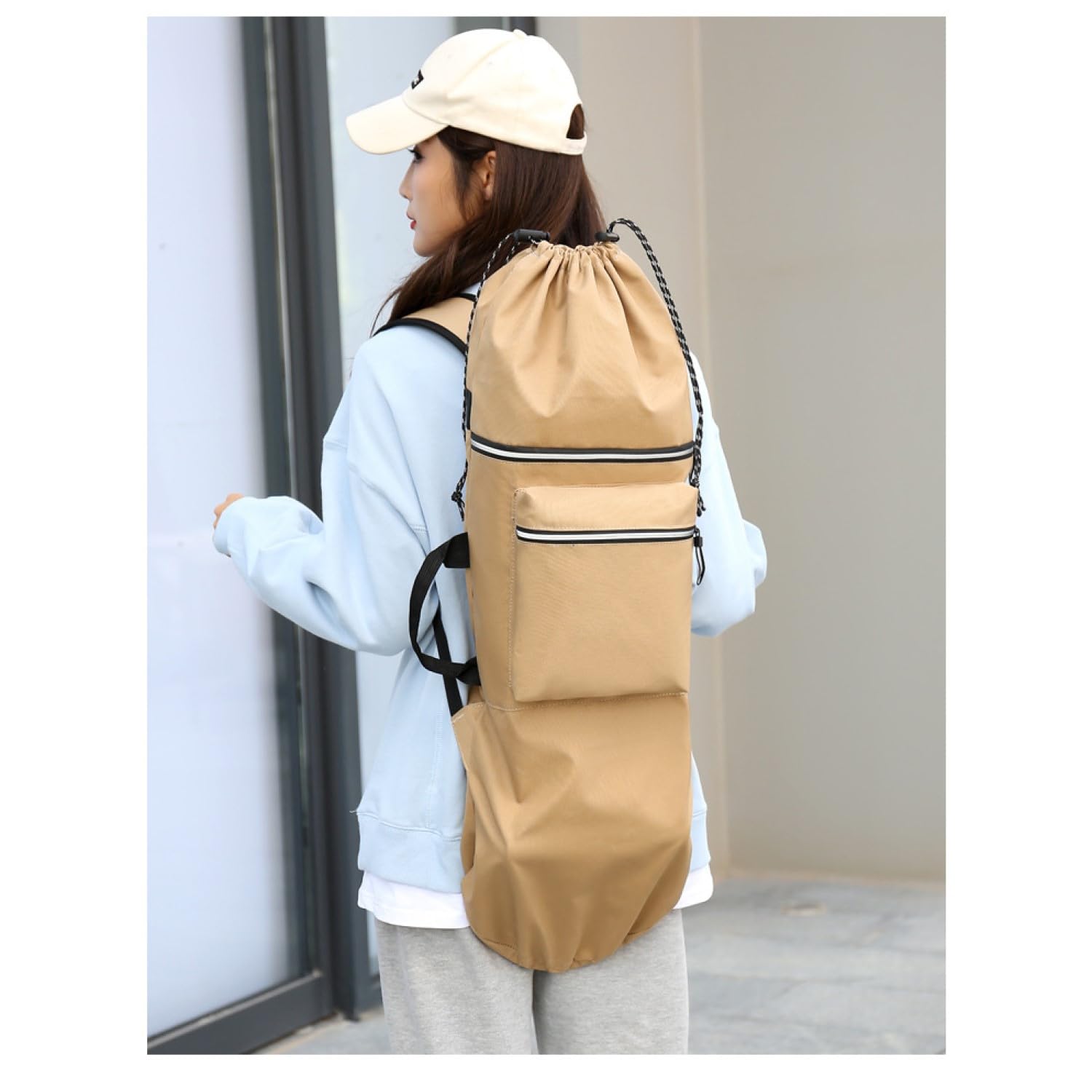 Sac de skateboard étanche pour longboard, skateboard, longboard, sac de transport pour skateboard, longboard, sac à dos étanche, sac à dos portable