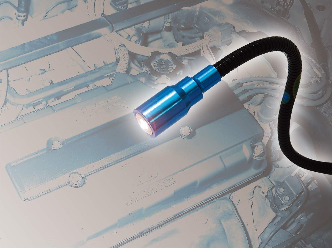 Shinwa Sokutei 73511 Magnetic Flex with Light