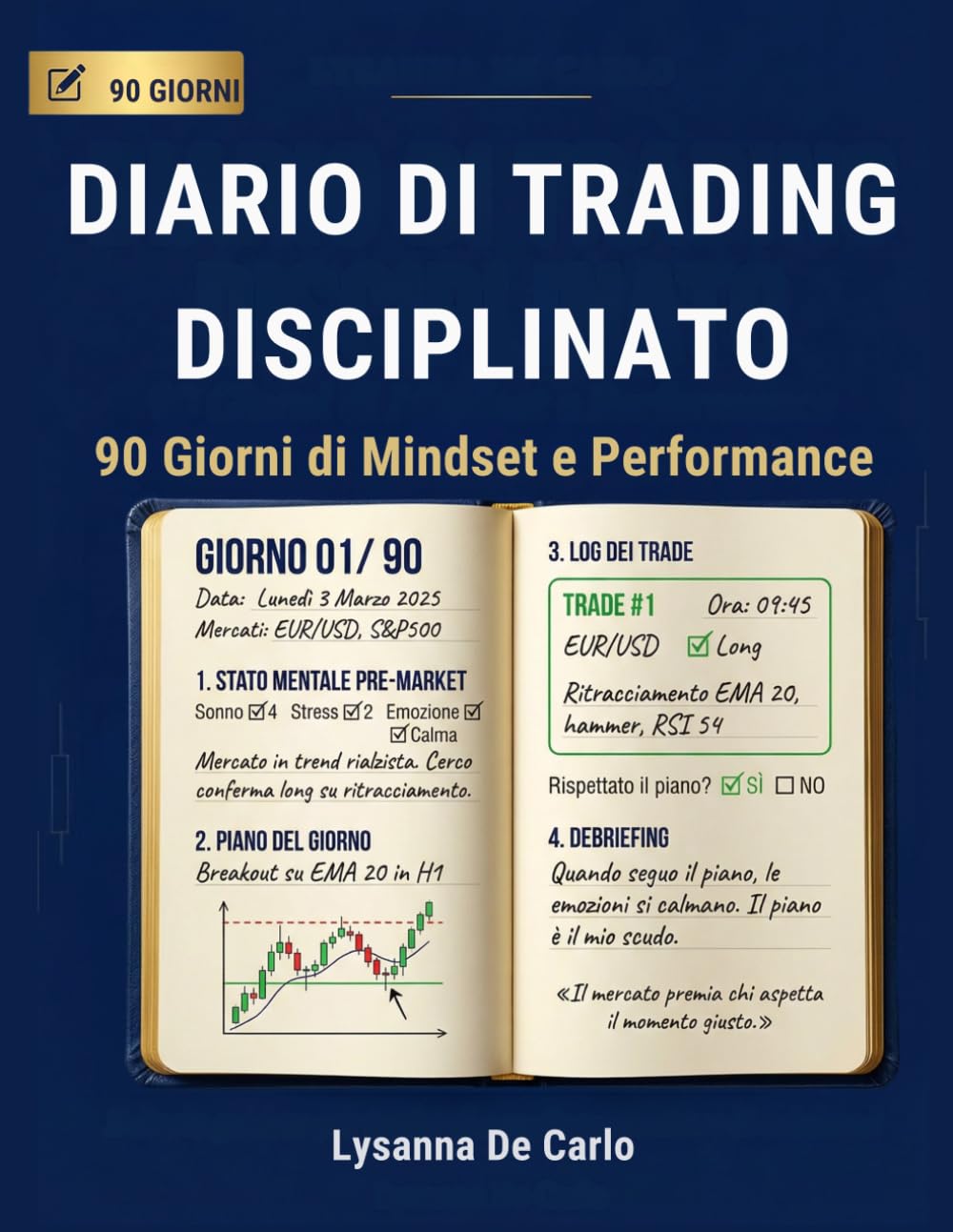 DIARIO DI TRADING DISCIPLINATO: 90 Giorni di Mindset e Performance