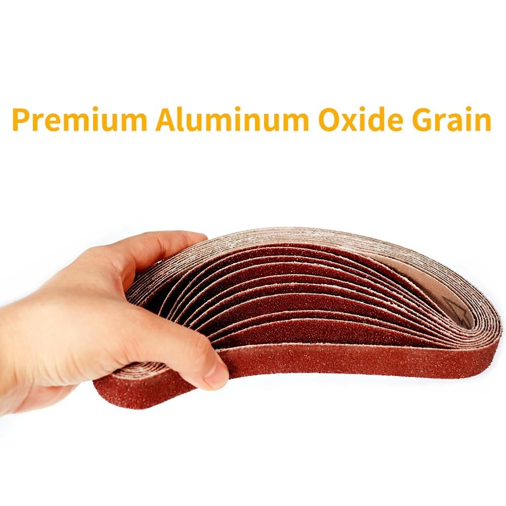 Szlifierka taśmowa, 10 szt. Taśmy szlifierskie 520x20mm szlifierka taśmowa P40-1000 Grit pasy ścierne do szlifierki taśmowej zgrzewanie szlifowanie punktowe(10PCS 150 Grit)