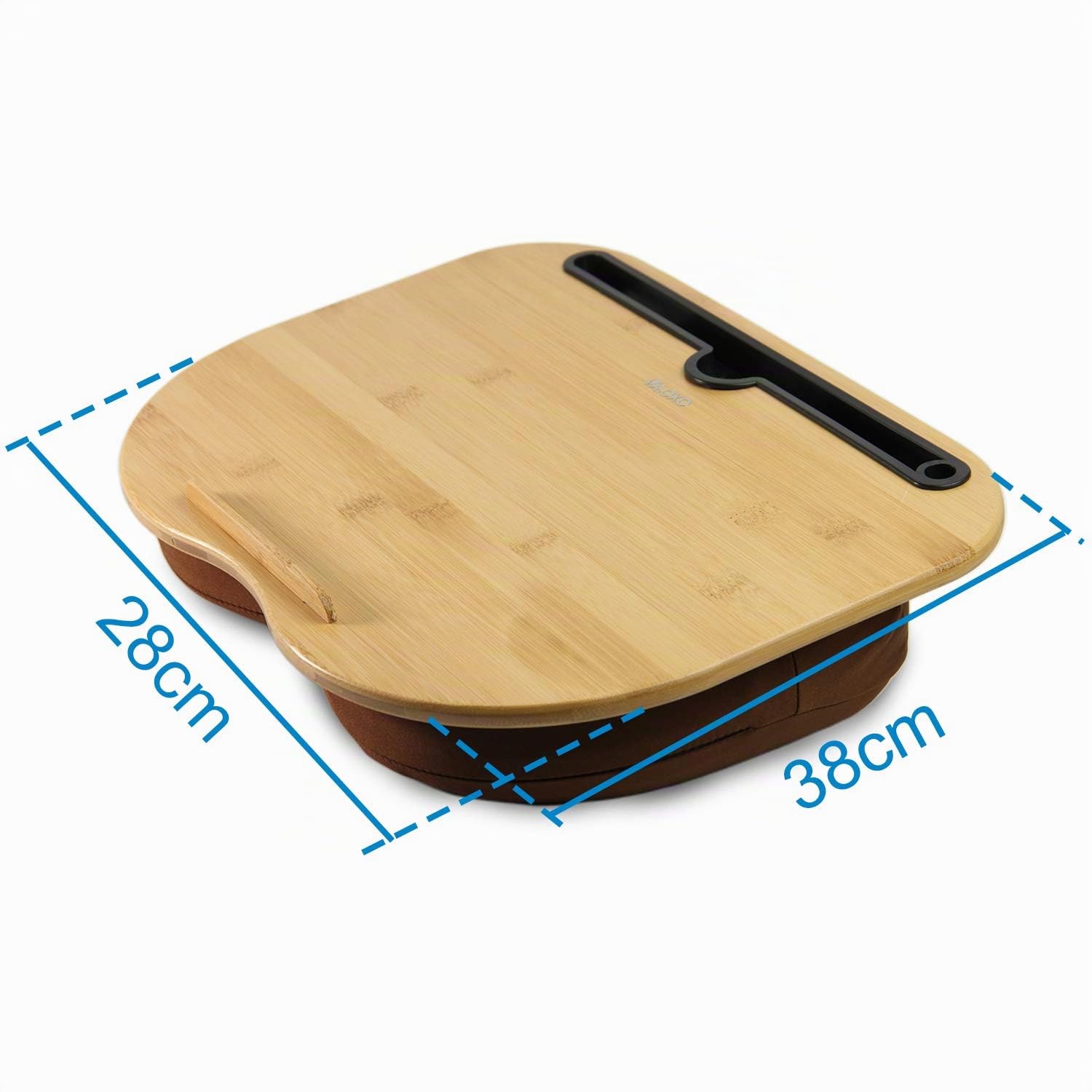 VLOXO Supporto per Laptop Portatile con Cuscino, Vassoio per Divano letto Multifunzionale Fessura Supporto per Tablet con Striscia Antiscivolo per dell'home office da utilizzare Laptop Fino a 14"