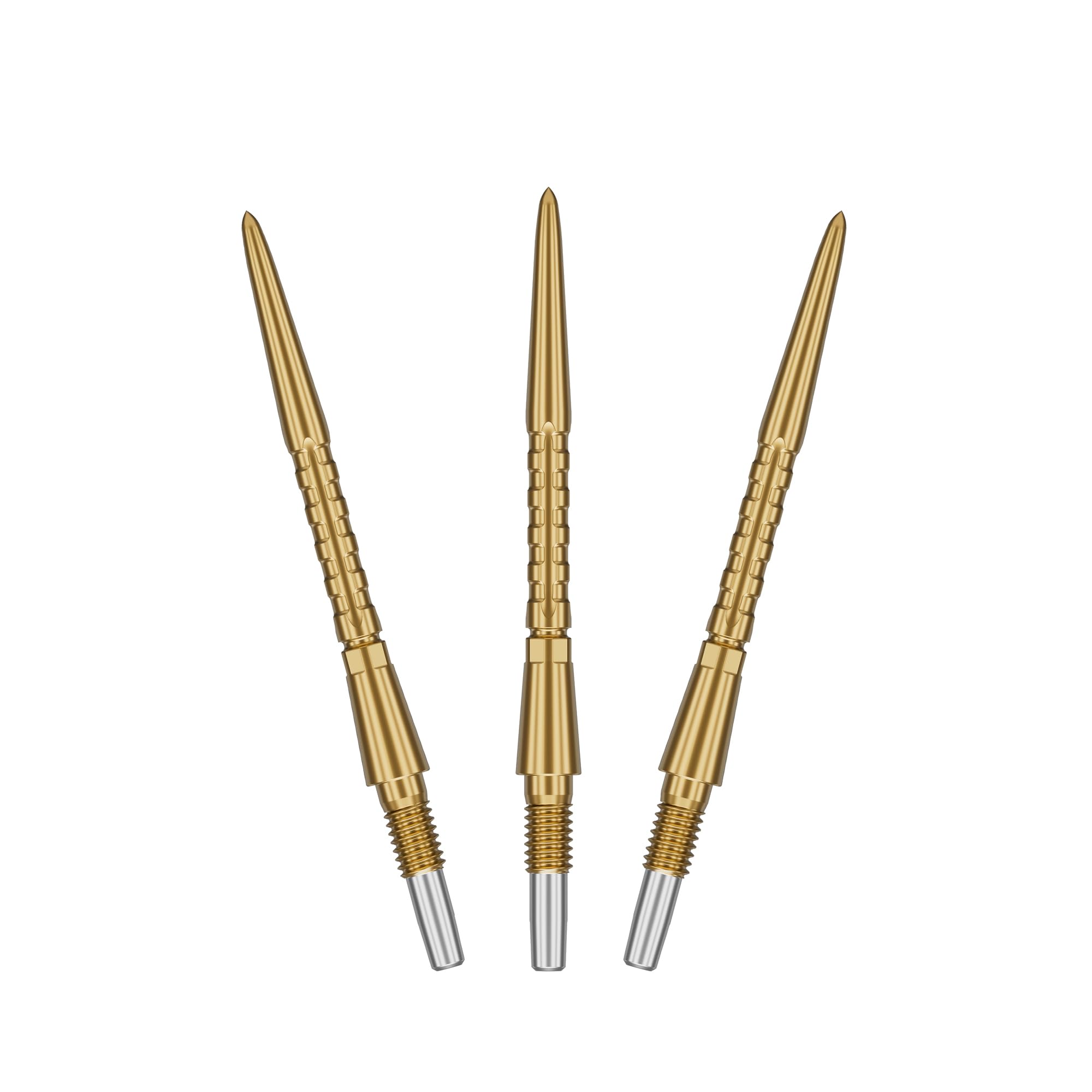 Target Darts Swiss Point Storm Dartspitzen, Surge (3er Pack Spitzen-Set) 26MM/30MM/35MM - Gold/Silber/Schwarz | Wechselbare Dartspitzen, Swiss Storm Spitzen, Profi Dart Zubehör