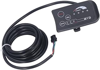 Alomejor Electric Bike S810 LED Panel, 36V 48V S810 LED Display Panel for Electric Bike Replacement