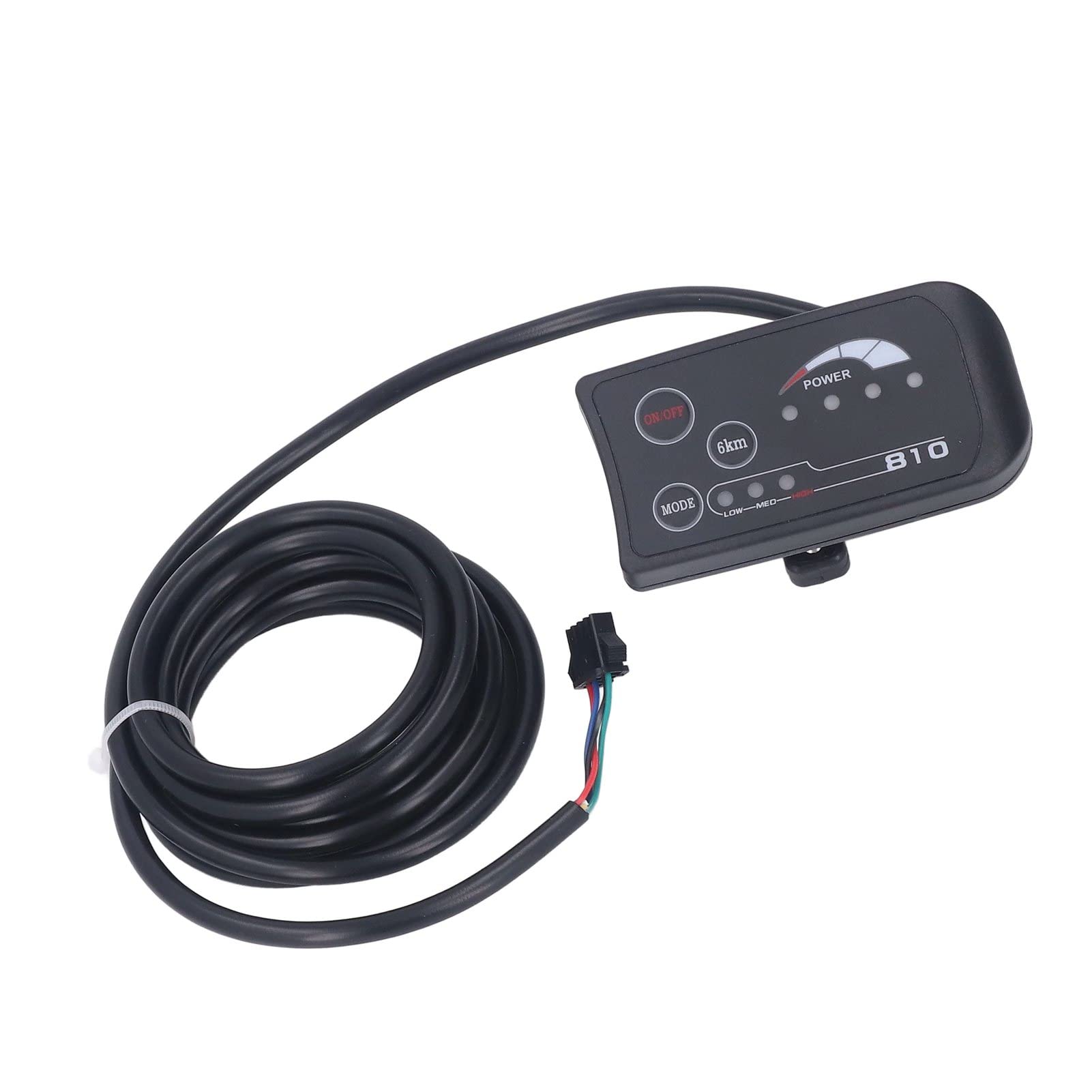 KIMISS 810 Metri Bici Elettrica Displayi Elettrica 36V 36V 48V S810 Pannello Display a LED per Bici Elettrica Modifica Bici a 4 Fili Display di Controllo a LED Misuratore Spina SM