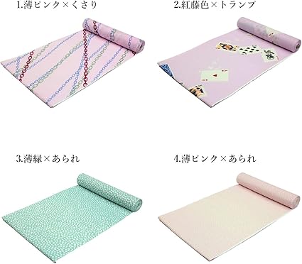 Amazon.co.jp: [とせん] 衿秀 浴衣反物 手捺染 変わり織 綿紅梅
