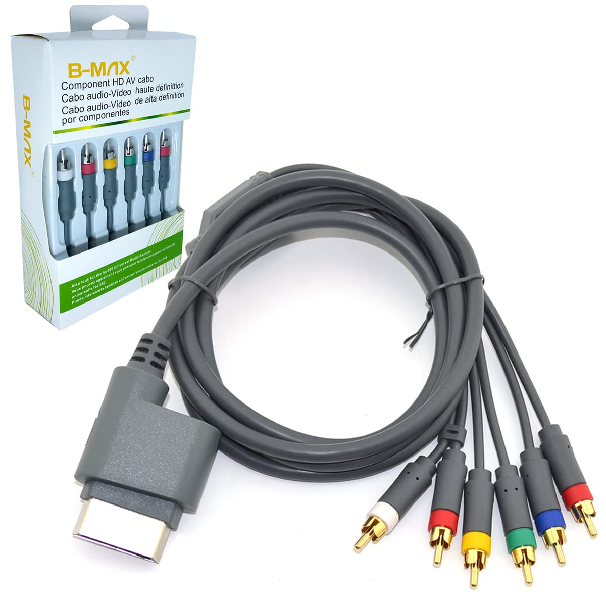 Cabo AV + RGB c/Chave Seletora Xbox 360 Slim B-max BM505 | Amazon