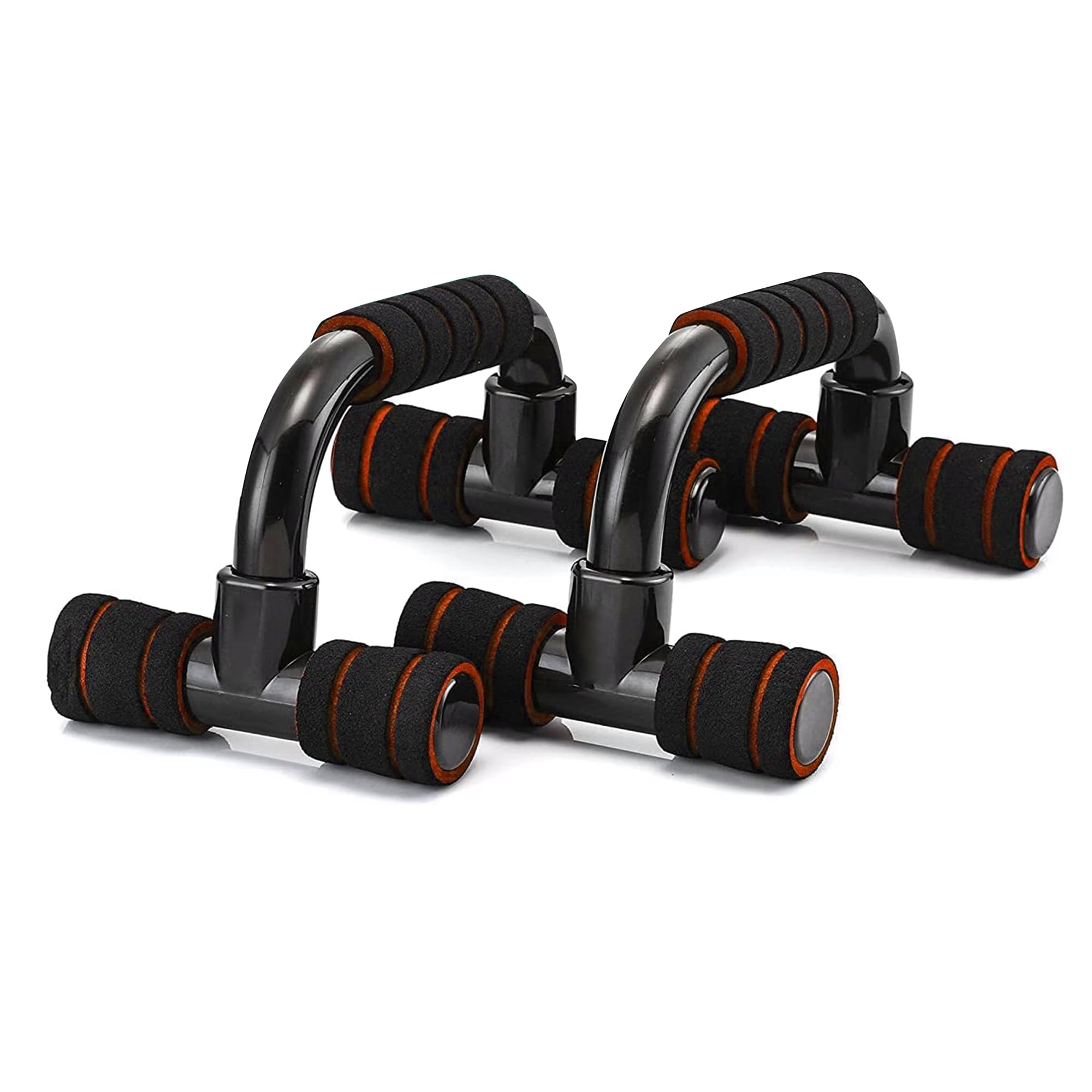 Push up Bar Portable for Home Gym Fitness Training Up Stands Handle Floor Workouts Suitable For Men and Women Steel Handles Non-Slip Exercise Equipment (Multicolor) (ORANGE)-image-17