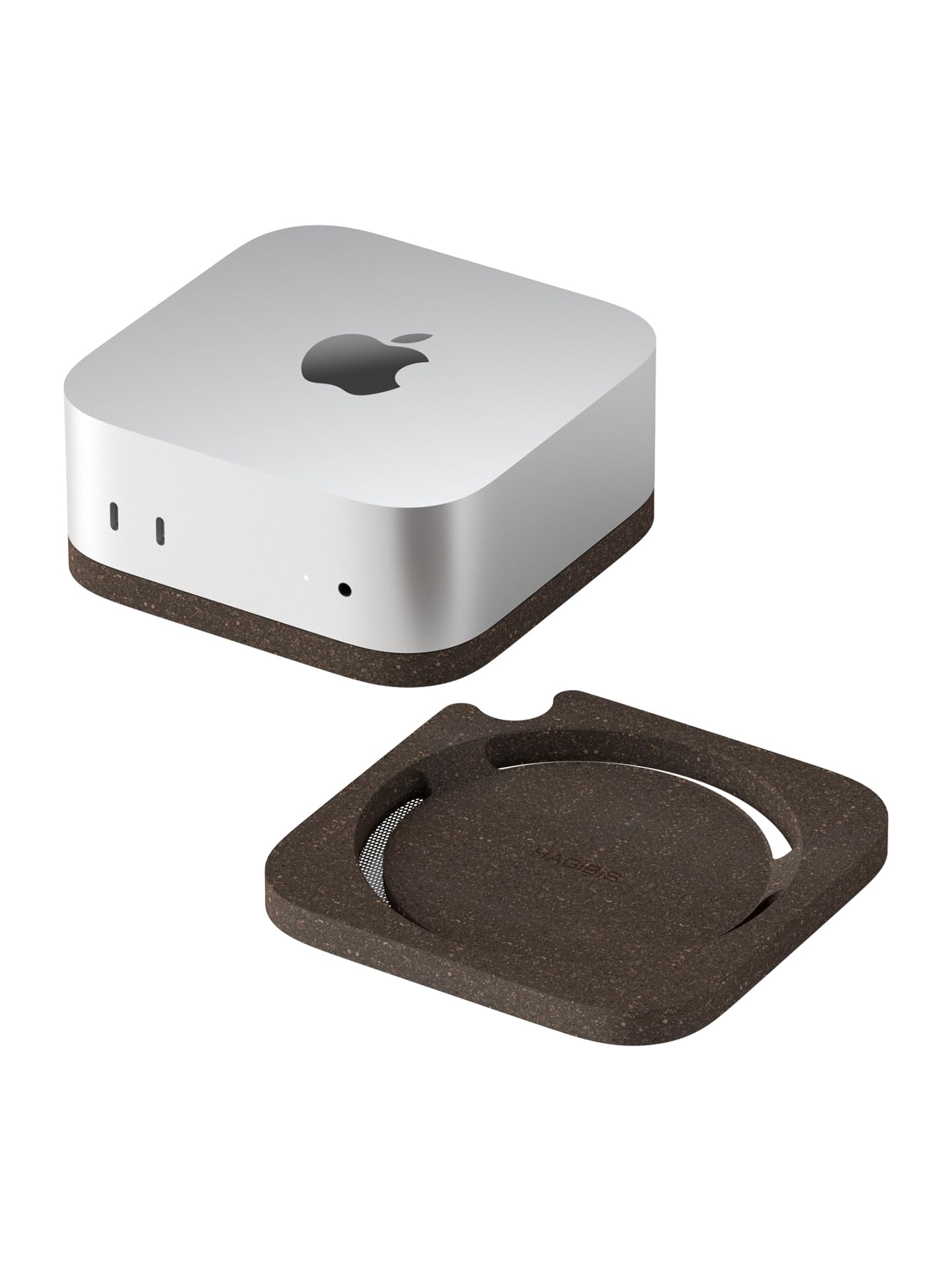 Amazon.com: Hagibis Mac mini M4 Stand, Carbonized Cork Desktop