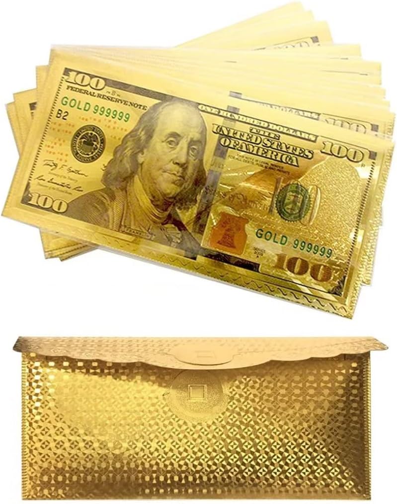 10 X $100 Dollar Bills Envelope Money Card Gift Gold Martinique Ubuy