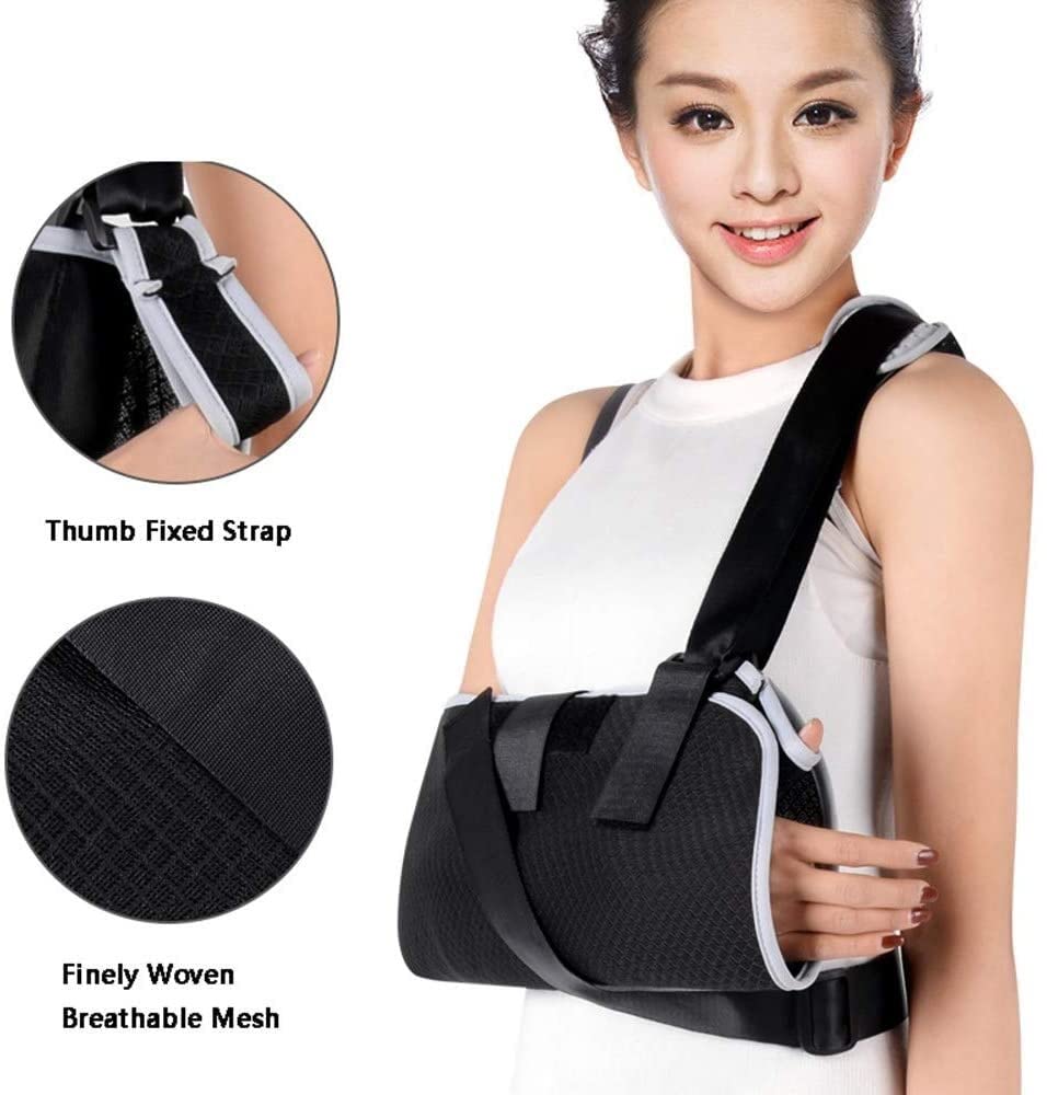 Cabestrillo para Brazo con Correa para Hombro para Brazo Codo Fijo Y Estable, Brazo De Tela Transpirable para Vendaje De Muñeca, Soporte para Hombro