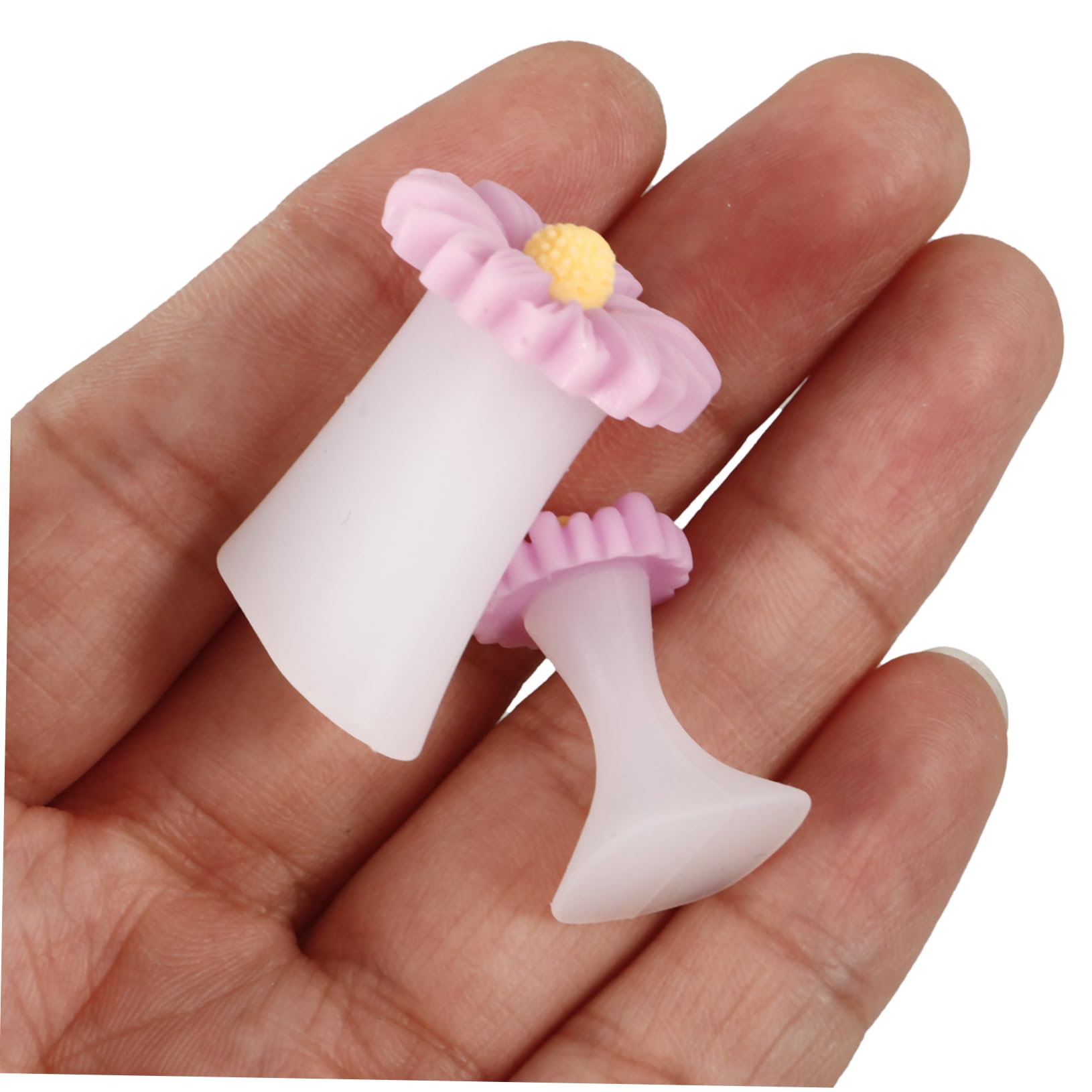 GALPADA Daisy Flower Toe Dividers for Women Silicone Toe Separators for Pedicures Nail Art